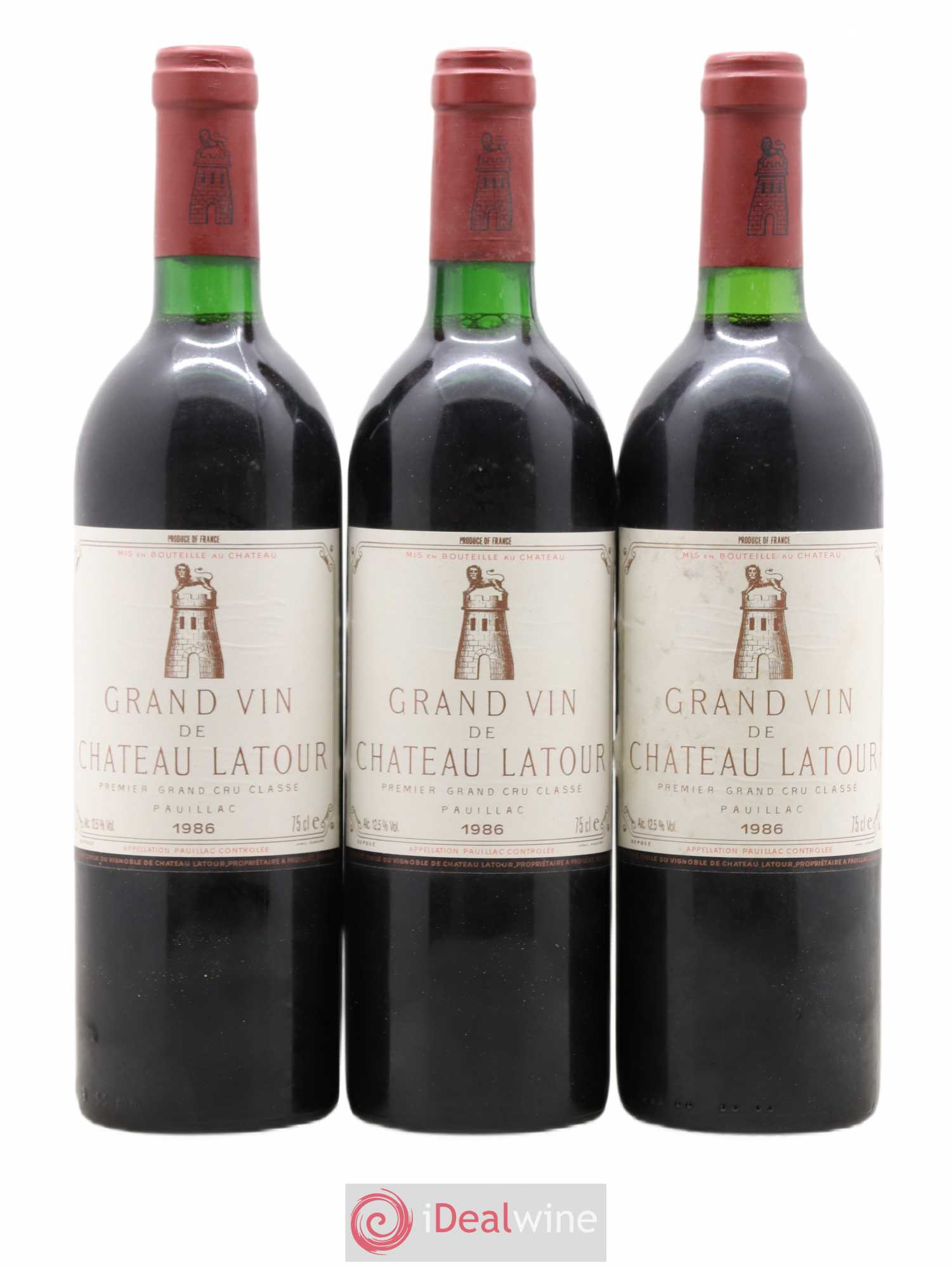 Château Latour 1er Grand Cru Classé 1986 - Lot de 6 bouteilles - 1