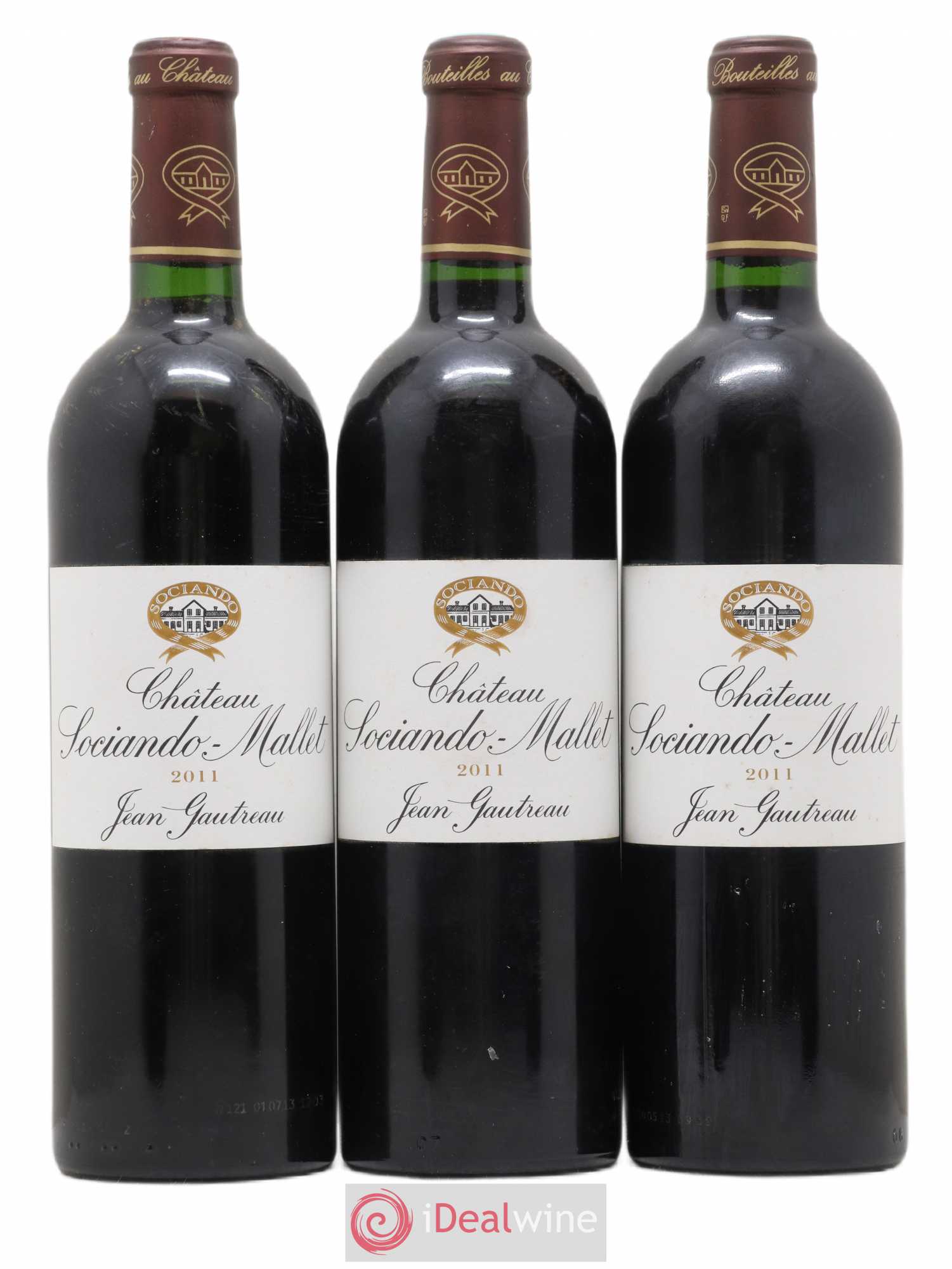 Château Sociando Mallet 2011 - Lot de 6 bouteilles - 1