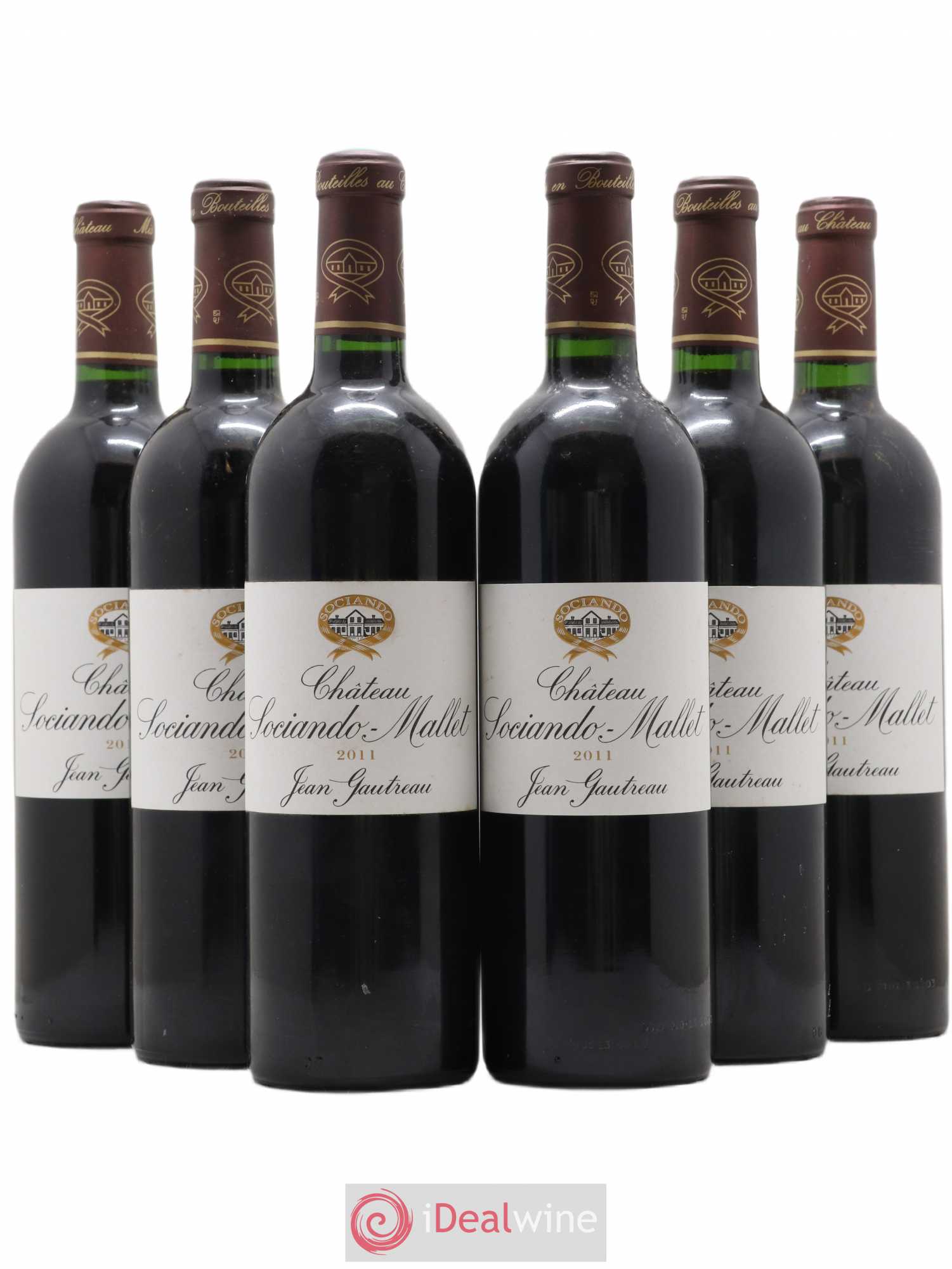Château Sociando Mallet 2011 - Lot de 6 bouteilles - 0