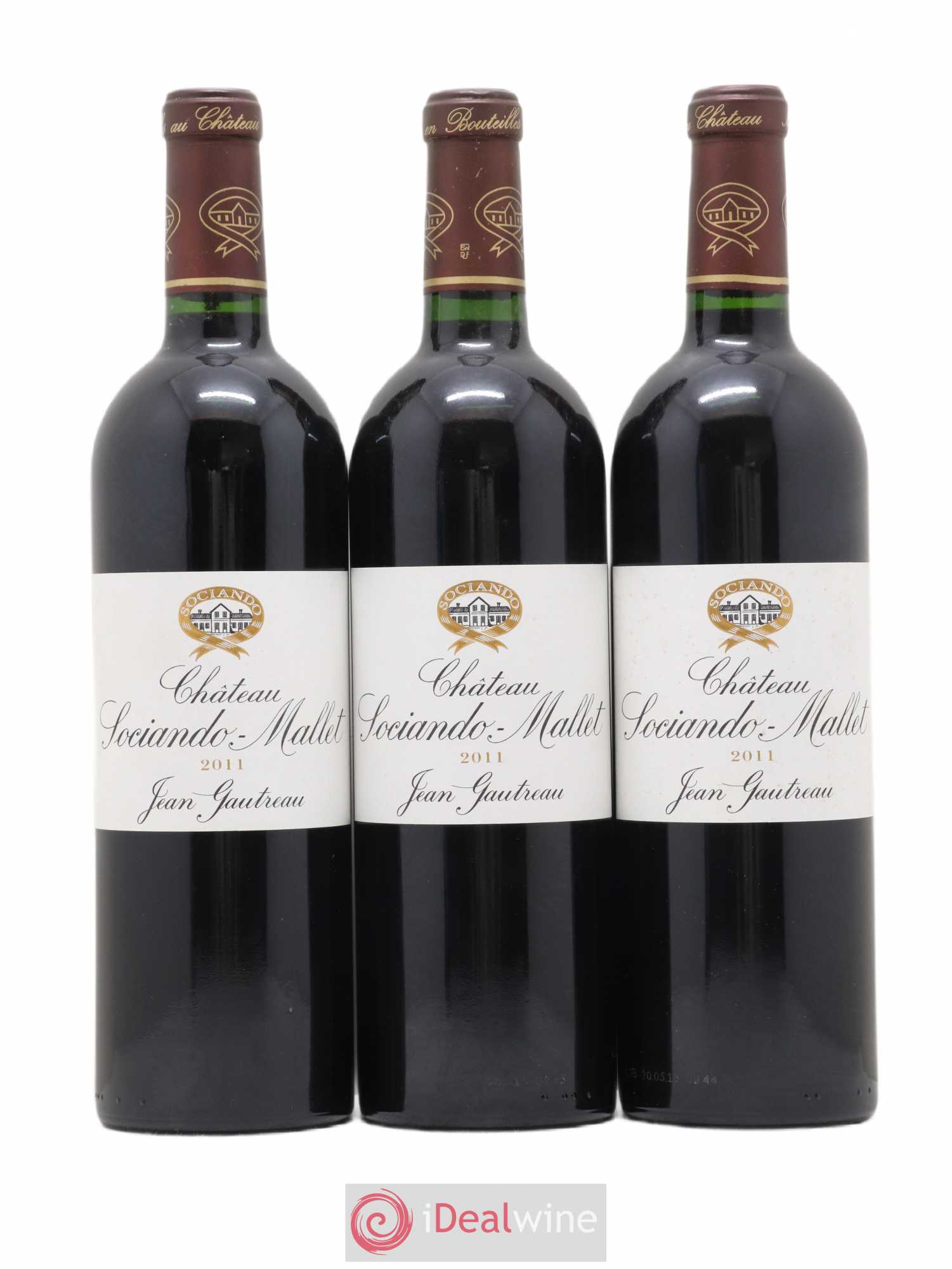 Rasteau Domaine Gourt de Mautens - Jérôme Bressy 2001 - Lot de 3 bouteilles - 1