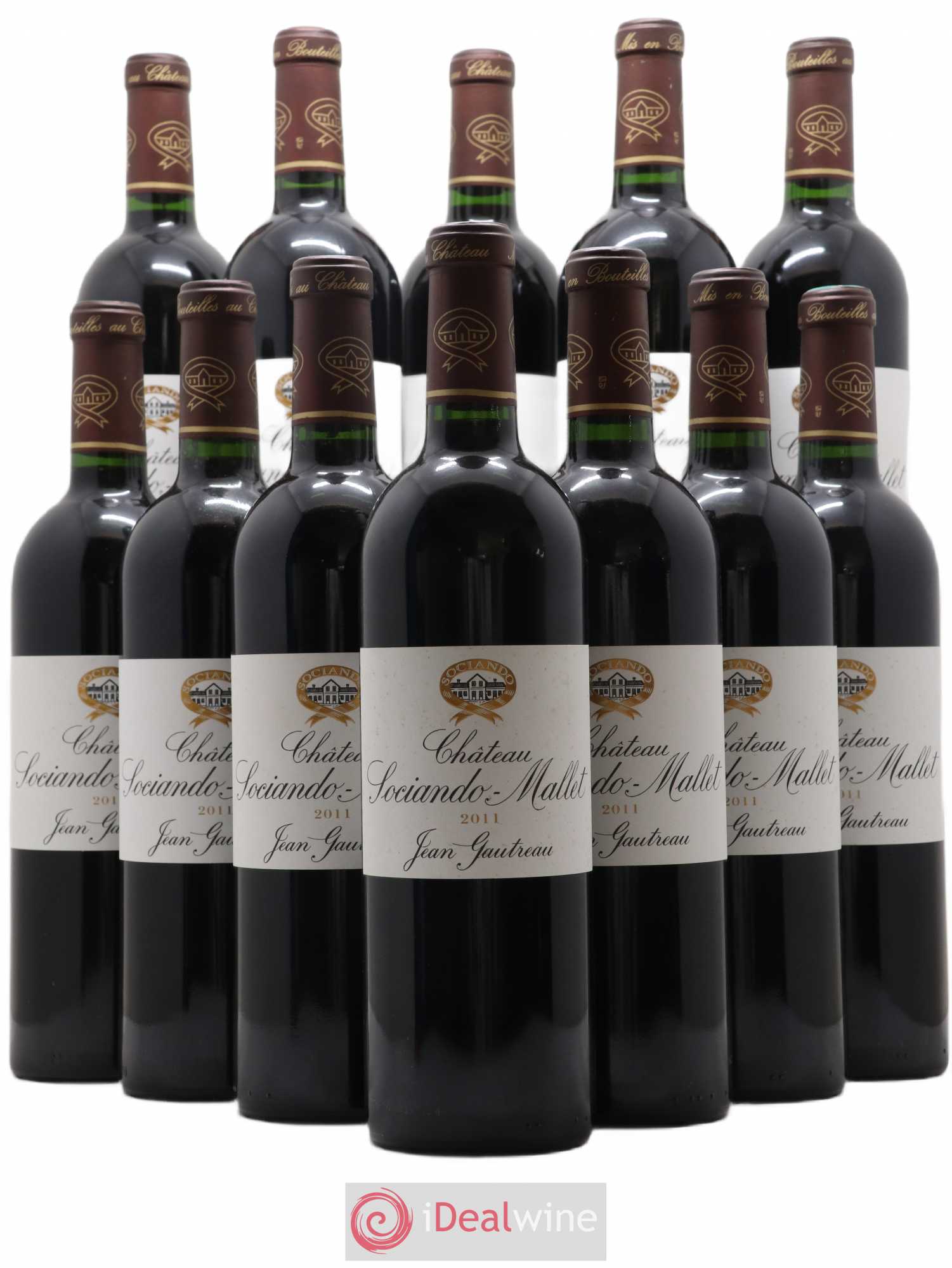 Château Sociando Mallet 2011 - Lot de 12 bouteilles - 0