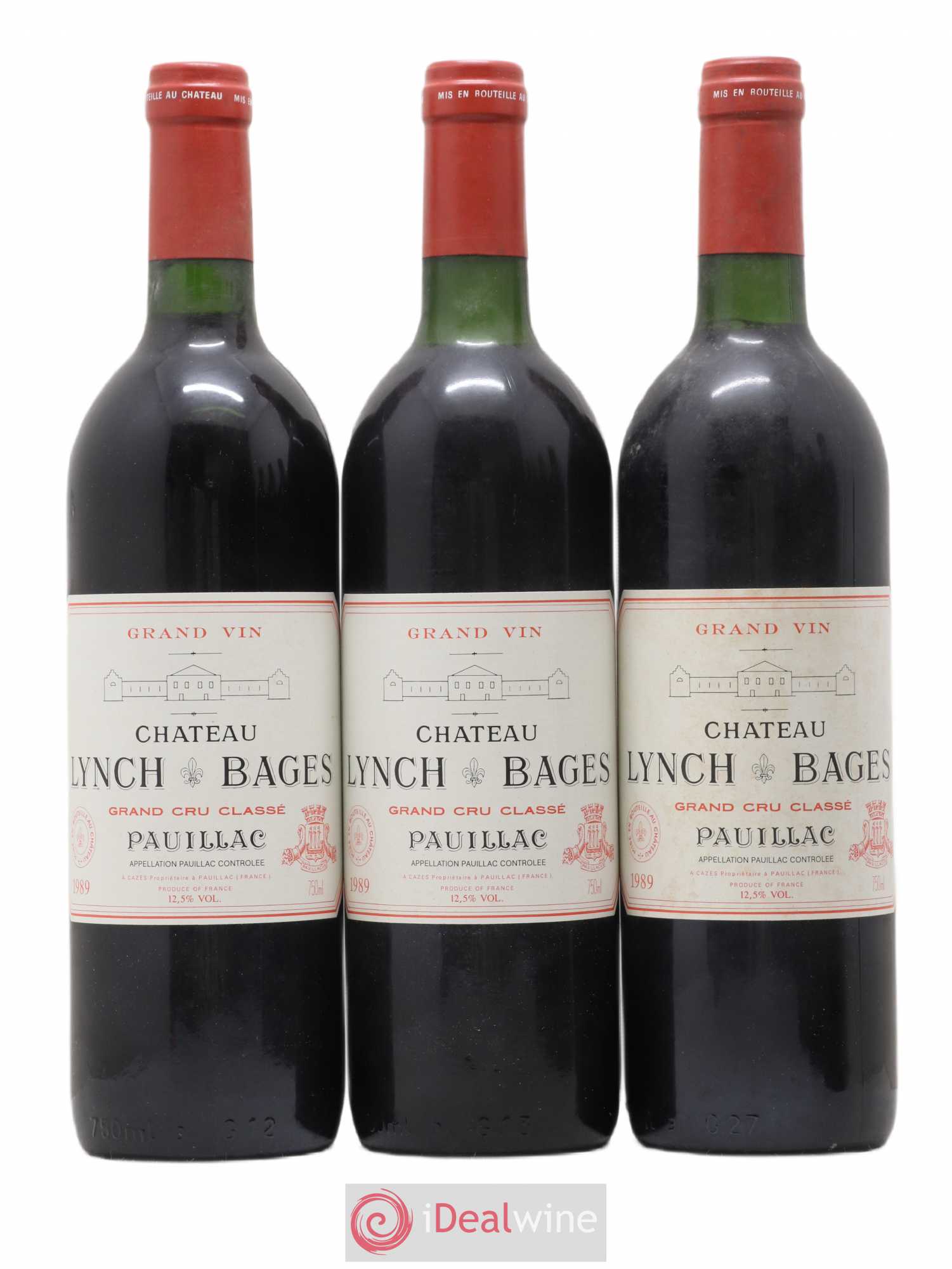 Château Lynch Bages 5ème Grand Cru Classé 1989 - Lot de 6 bouteilles - 2
