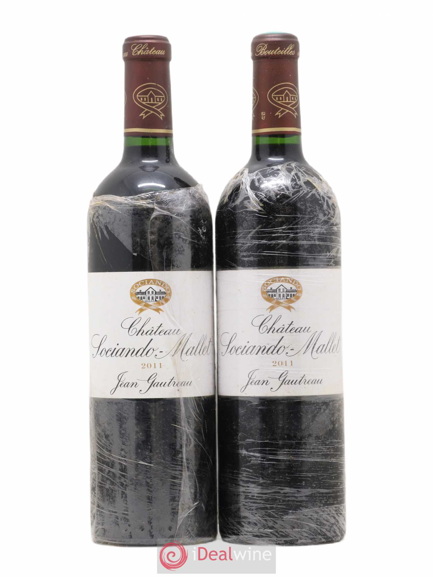 Château Sociando Mallet 2011 - Lot de 2 bouteilles - 0