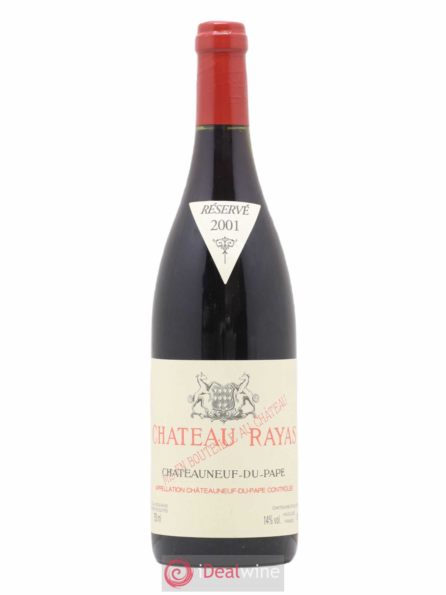 Châteauneuf-du-Pape Château Rayas Emmanuel Reynaud 2001 - Lot de 1 bouteille - 0