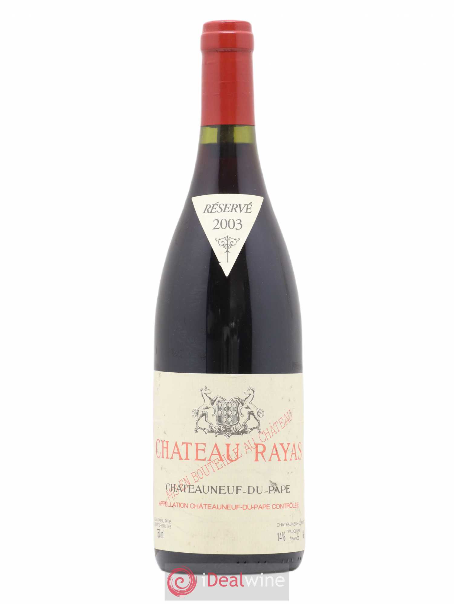 Châteauneuf-du-Pape Château Rayas Emmanuel Reynaud 2003 - Lot de 1 bouteille - 0