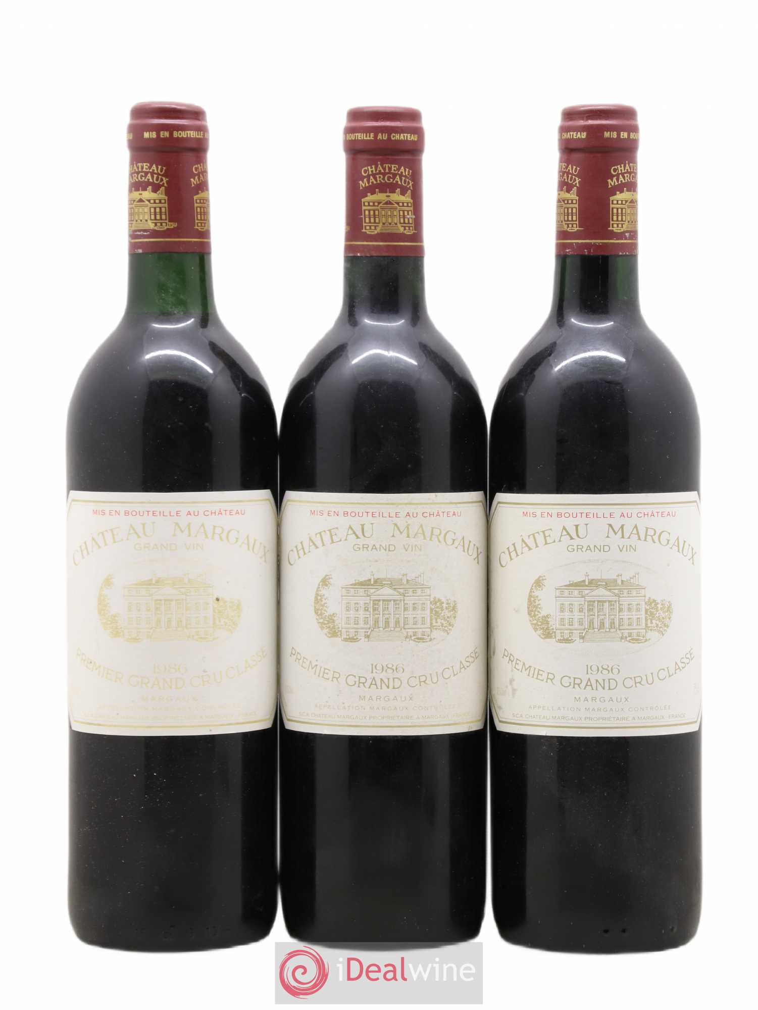 Château Margaux 1er Grand Cru Classé 1986 - Lot de 6 bouteilles - 1