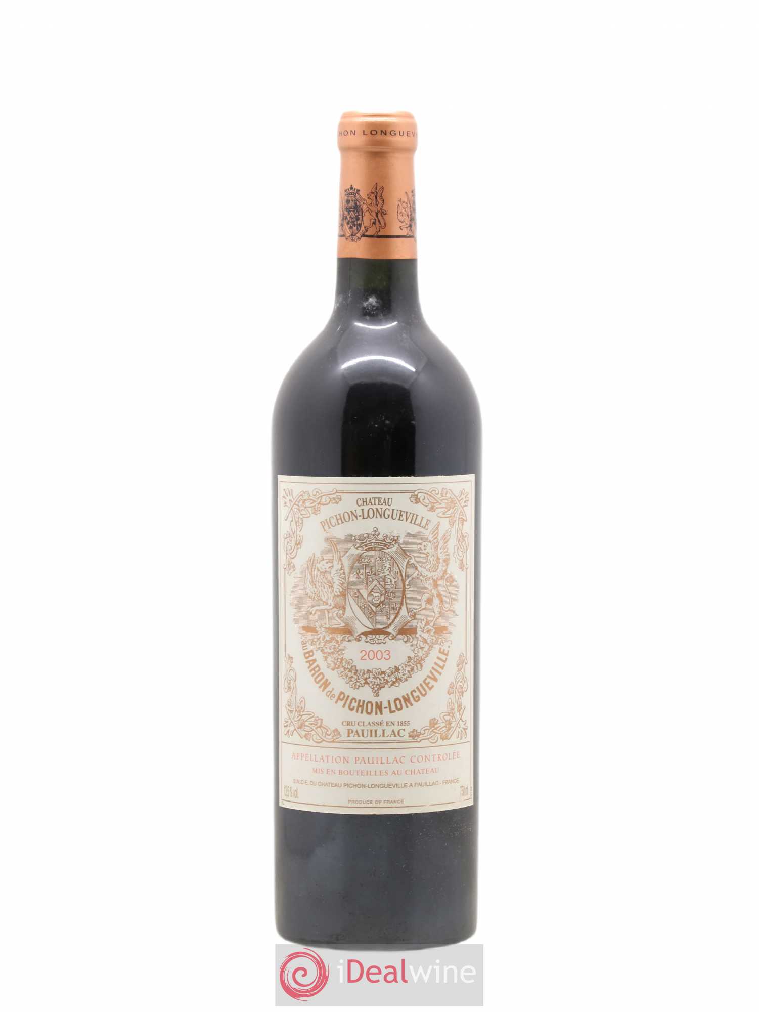 Pichon Longueville Baron 2ème Grand Cru Classé 2003 - Lot de 1 bouteille - 0