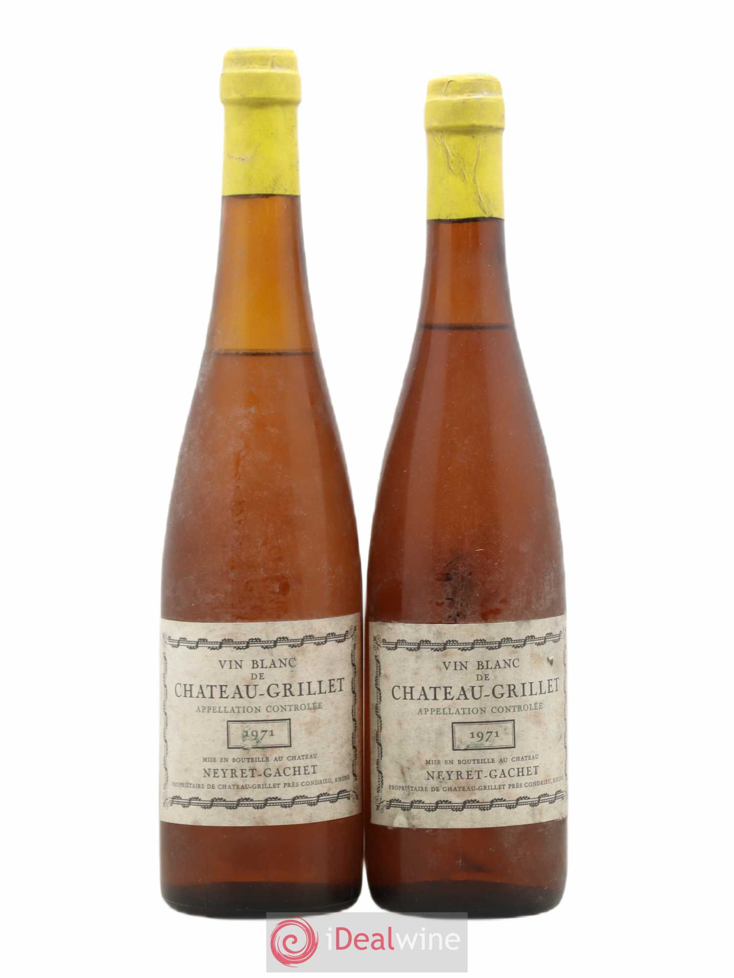 Château Grillet Château-Grillet 1971 - Posten von 2 Flaschen - 0