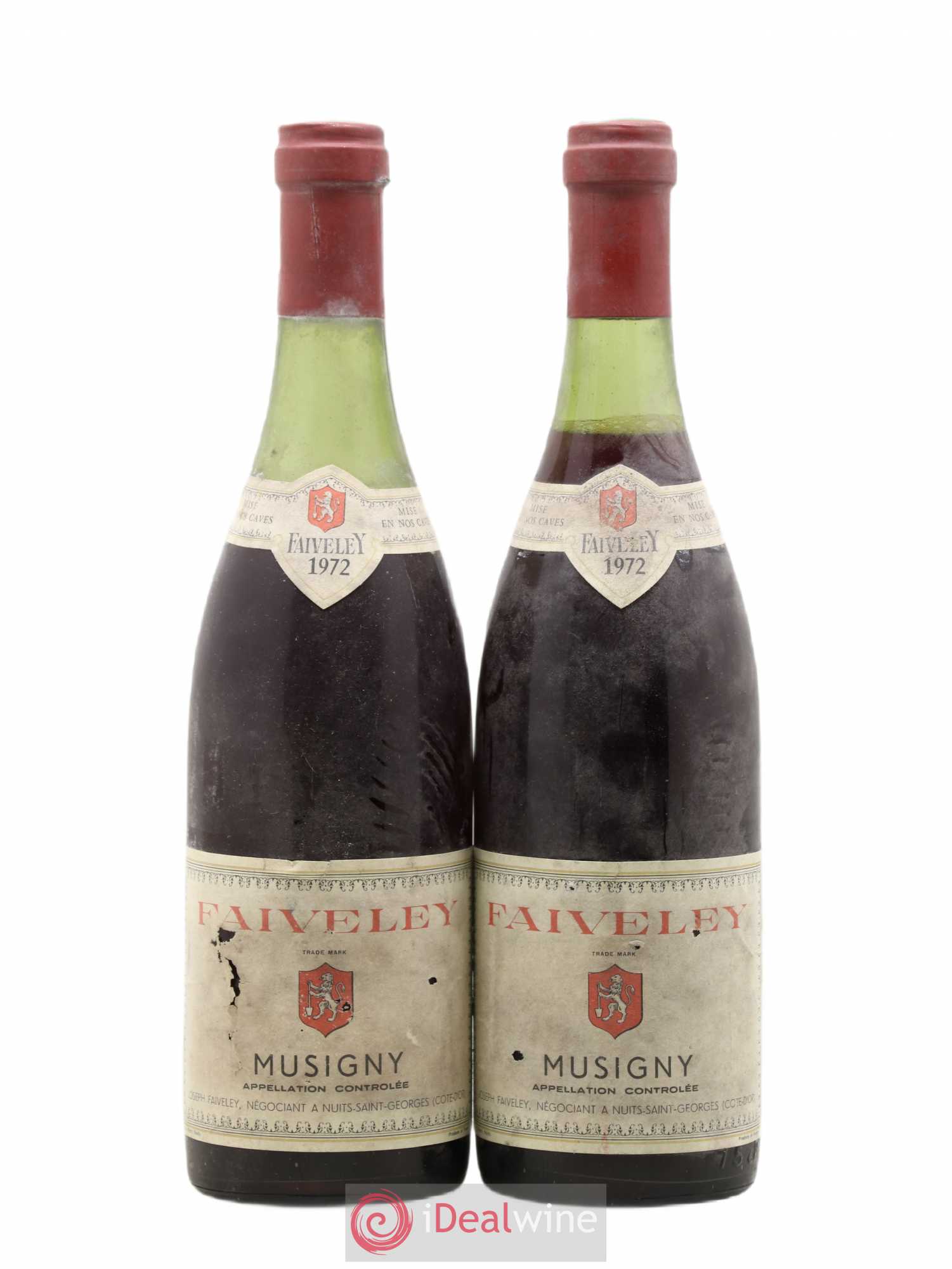 Musigny Grand Cru Faiveley 1972 - Lot de 2 bouteilles - 0