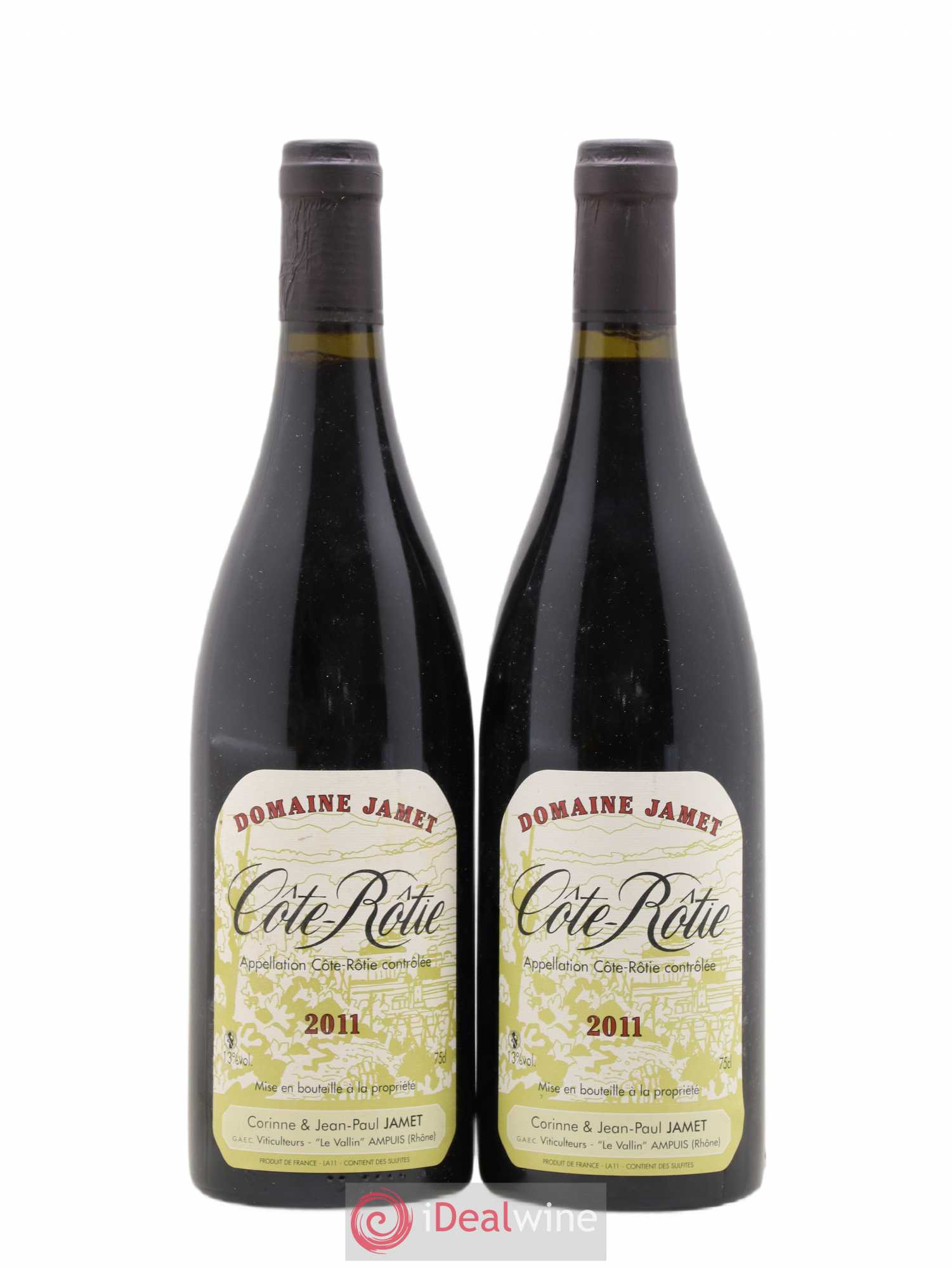 Côte-Rôtie Jamet (Domaine) 2011 - Lot de 2 bouteilles - 0