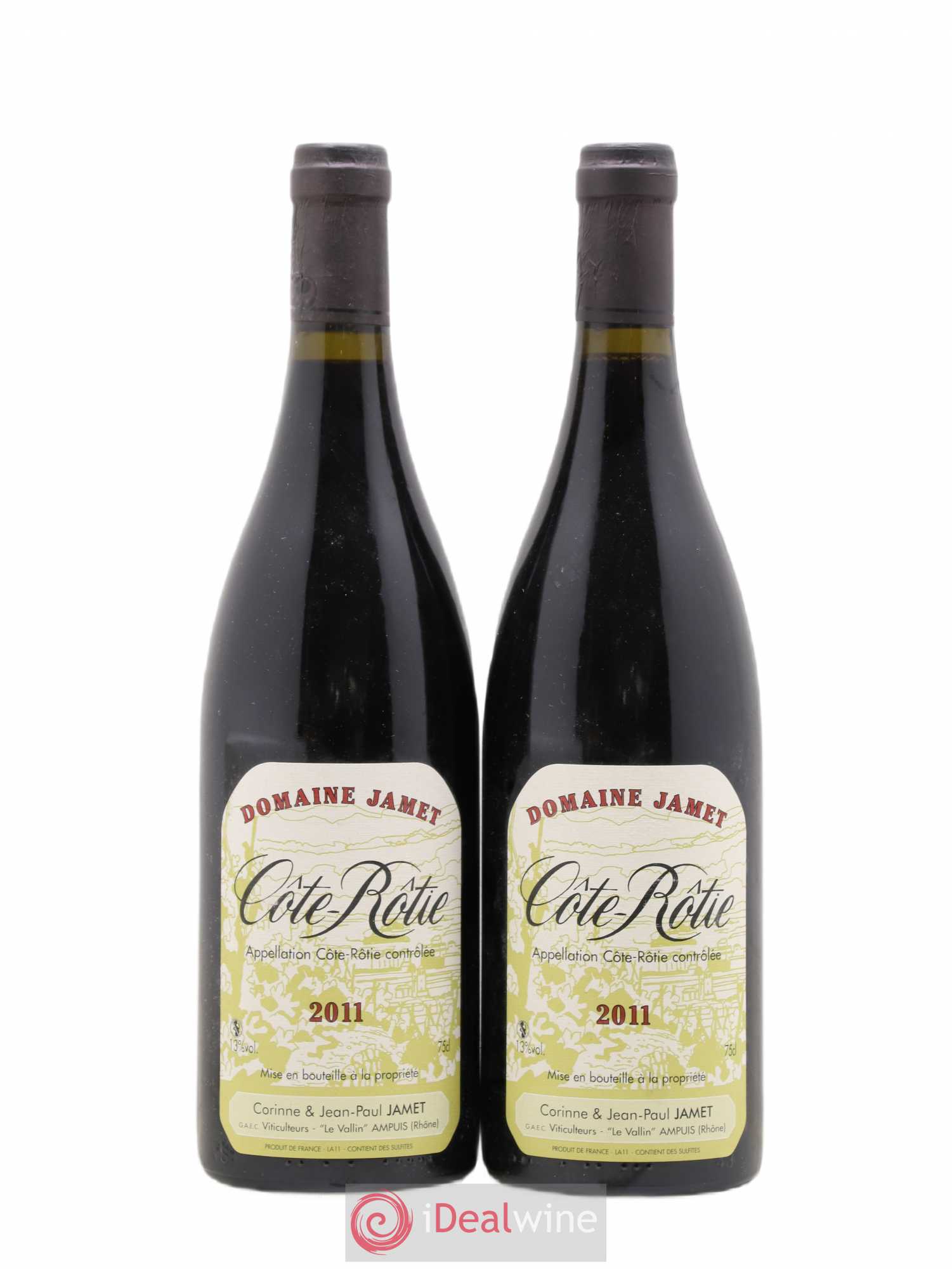 Côte-Rôtie Jamet (Domaine) 2011 - Lot de 2 bouteilles - 0