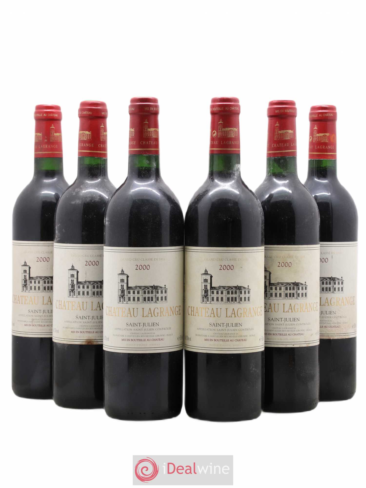 Château Lagrange 3ème Grand Cru Classé 2000 - Lot de 6 bouteilles - 0