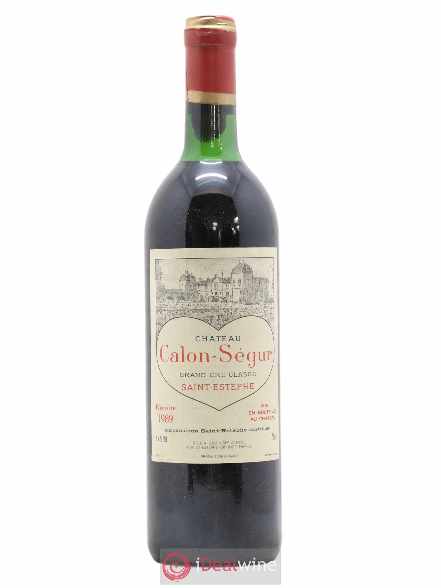 Château Calon Ségur 3ème Grand Cru Classé 1989 - Lot de 1 bouteille - 0