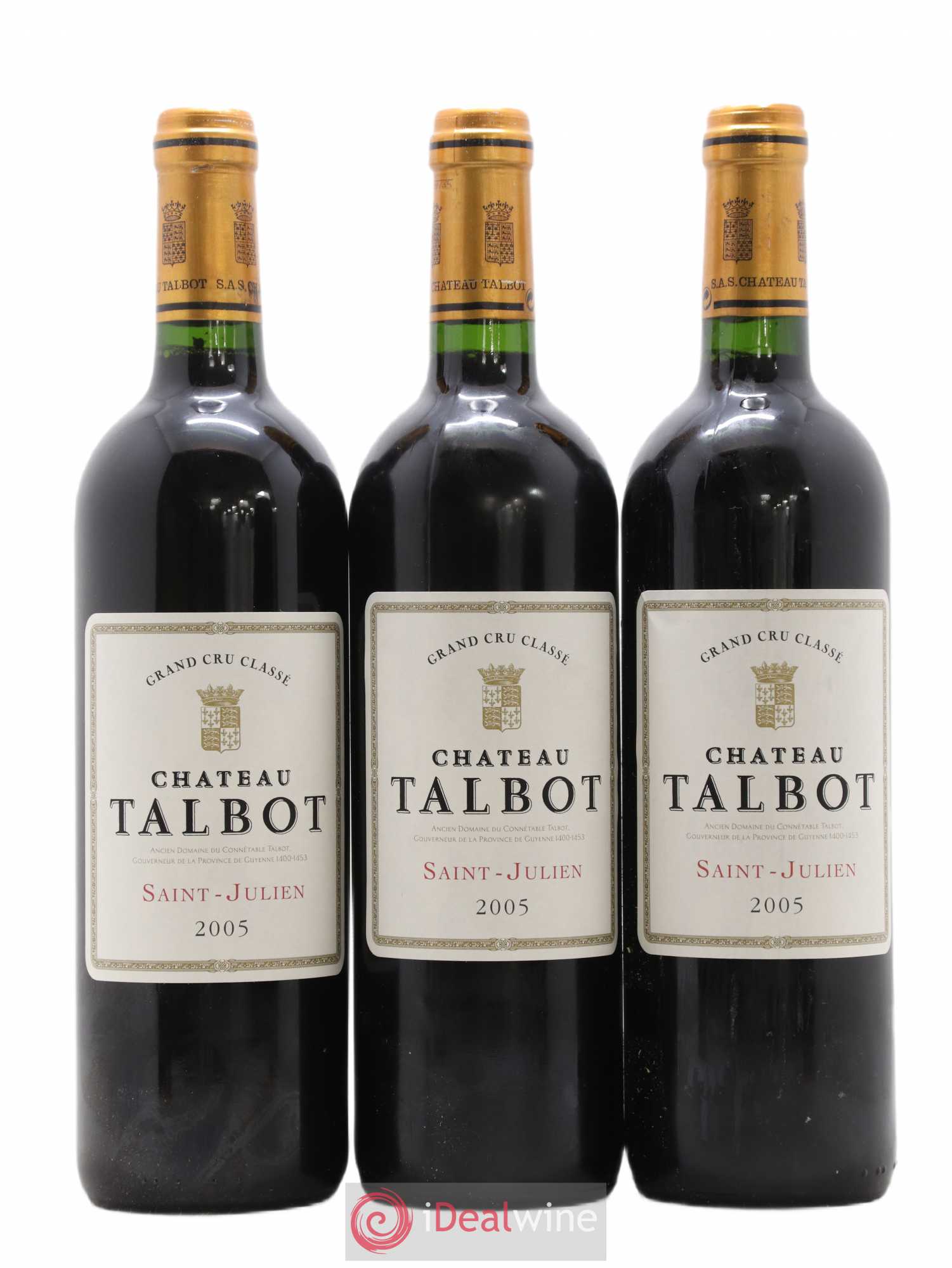 Château Talbot 4ème Grand Cru Classé 2005 - Lot de 6 bouteilles - 2