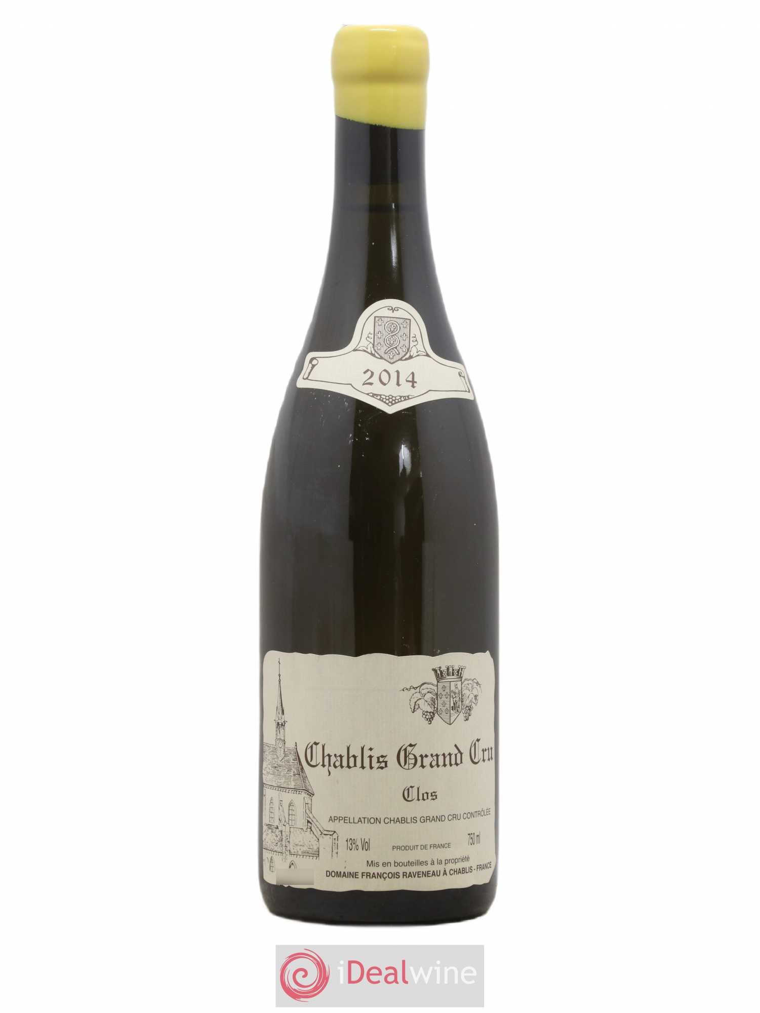 Chablis Grand Cru Clos Raveneau (Domaine) 2014 - Lot de 1 bouteille - 0