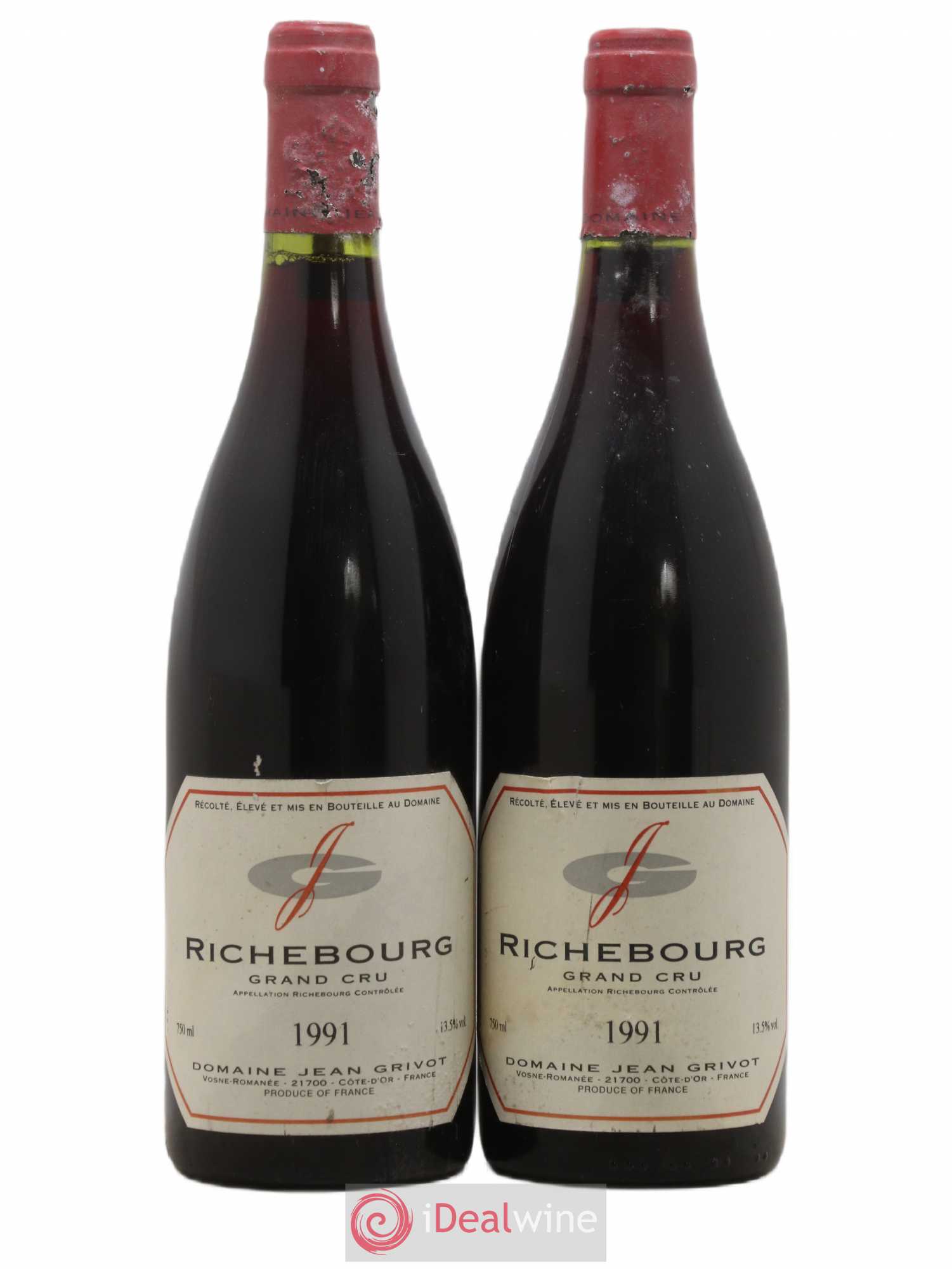 Richebourg Grand Cru Jean Grivot 1991 - Lot de 2 bouteilles - 0