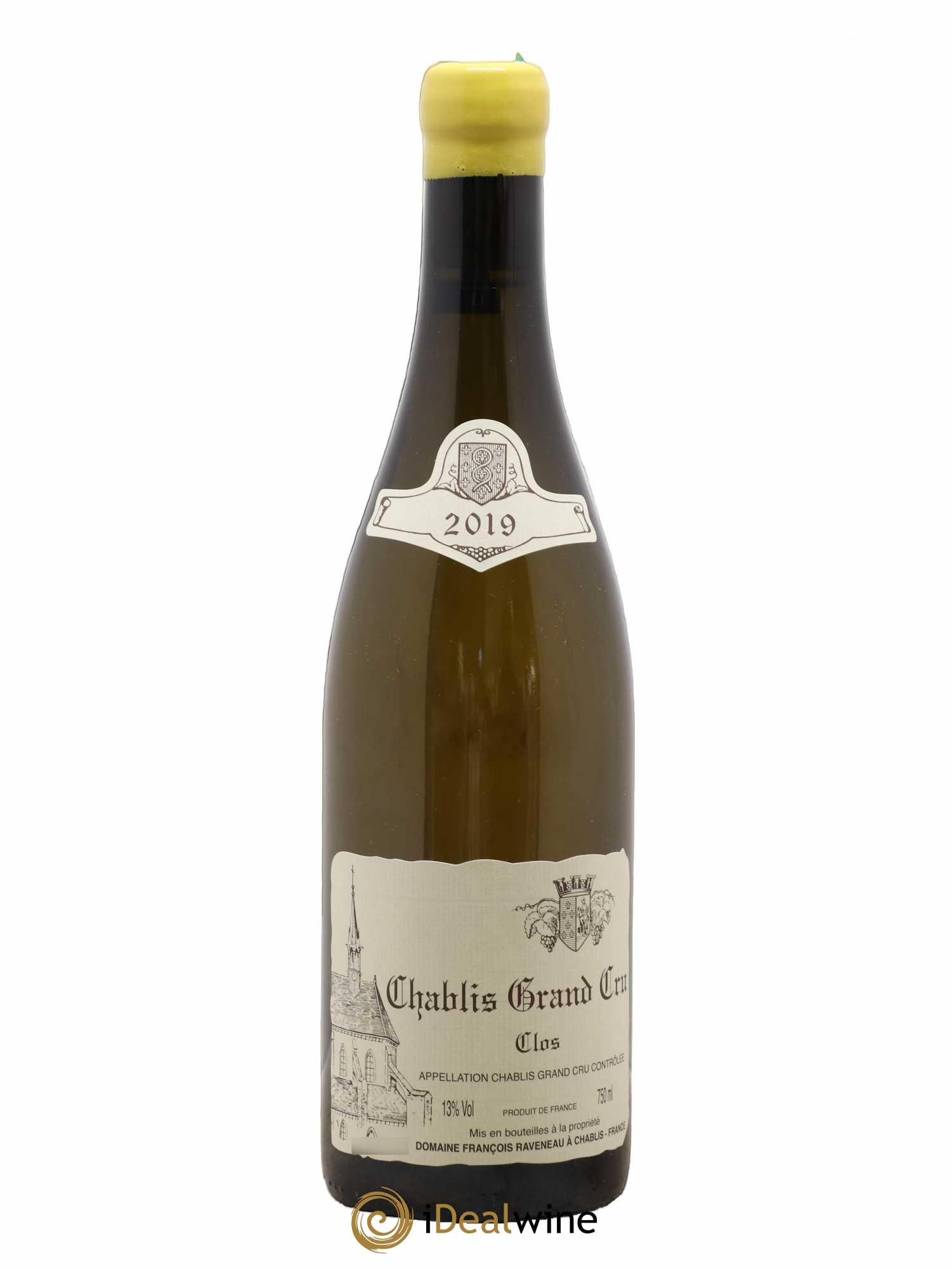Chablis Grand Cru Clos Raveneau (Domaine) 2019 - Lot de 1 bouteille - 0