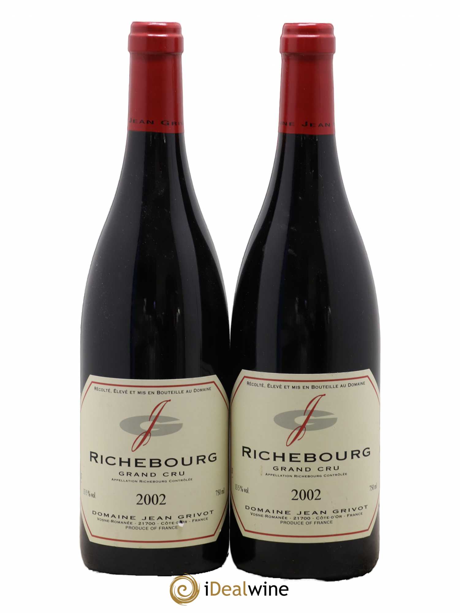 Richebourg Grand Cru Jean Grivot 2002 - Lot de 2 bouteilles - 0