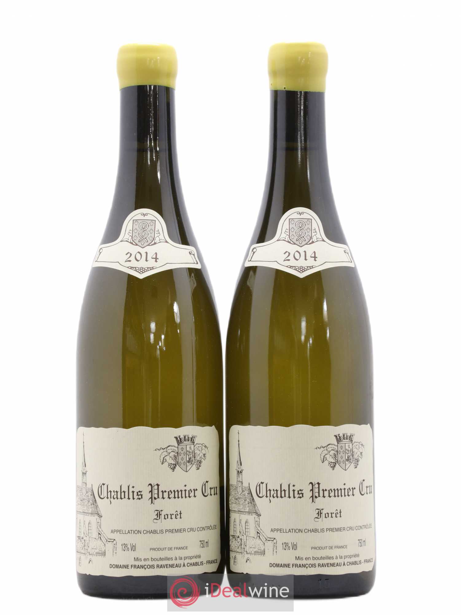 Chablis 1er Cru Forêt Raveneau (Domaine) 2014 - Lot de 2 bouteilles - 0
