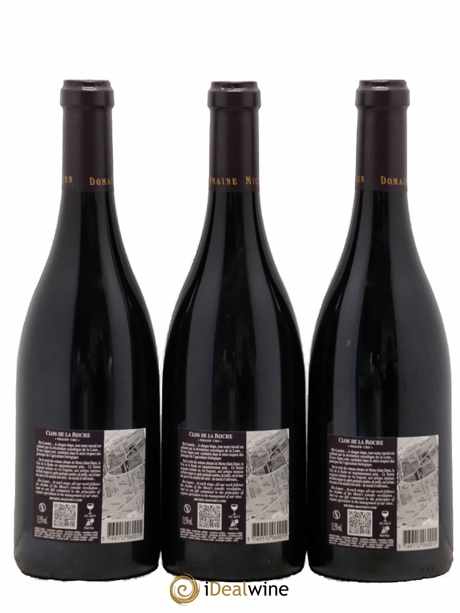 Clos de la Roche Grand Cru Michel Magnien 2008 - Lot de 3 bouteilles - 1