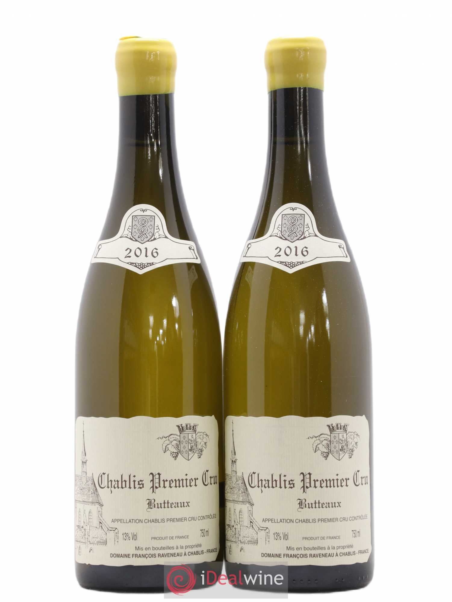 Chablis 1er Cru Butteaux Raveneau (Domaine) 2016 - Lot de 2 bouteilles - 0
