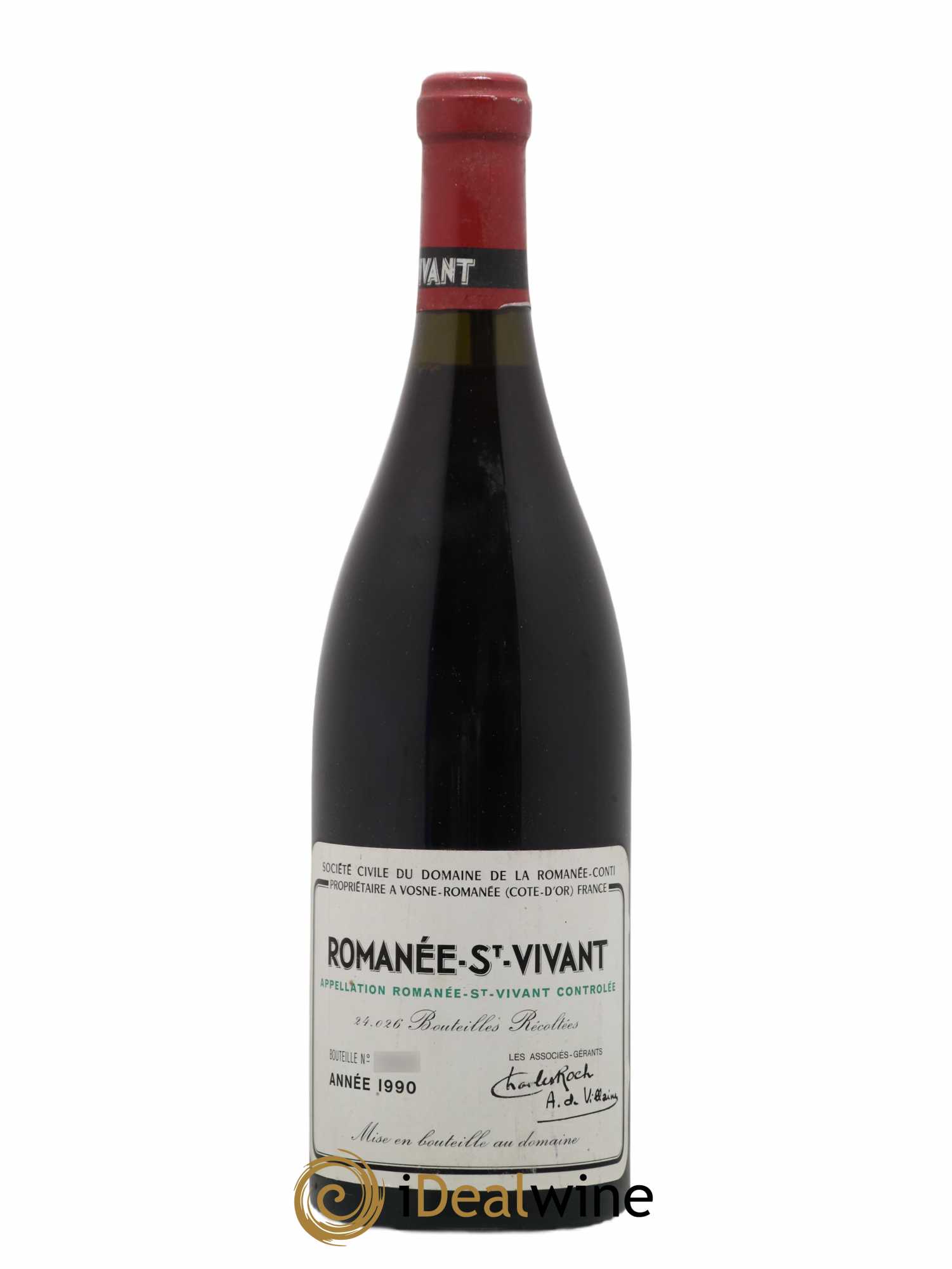 Romanée-Saint-Vivant Grand Cru Domaine de la Romanée-Conti 1990 - Lot de 1 bouteille - 0