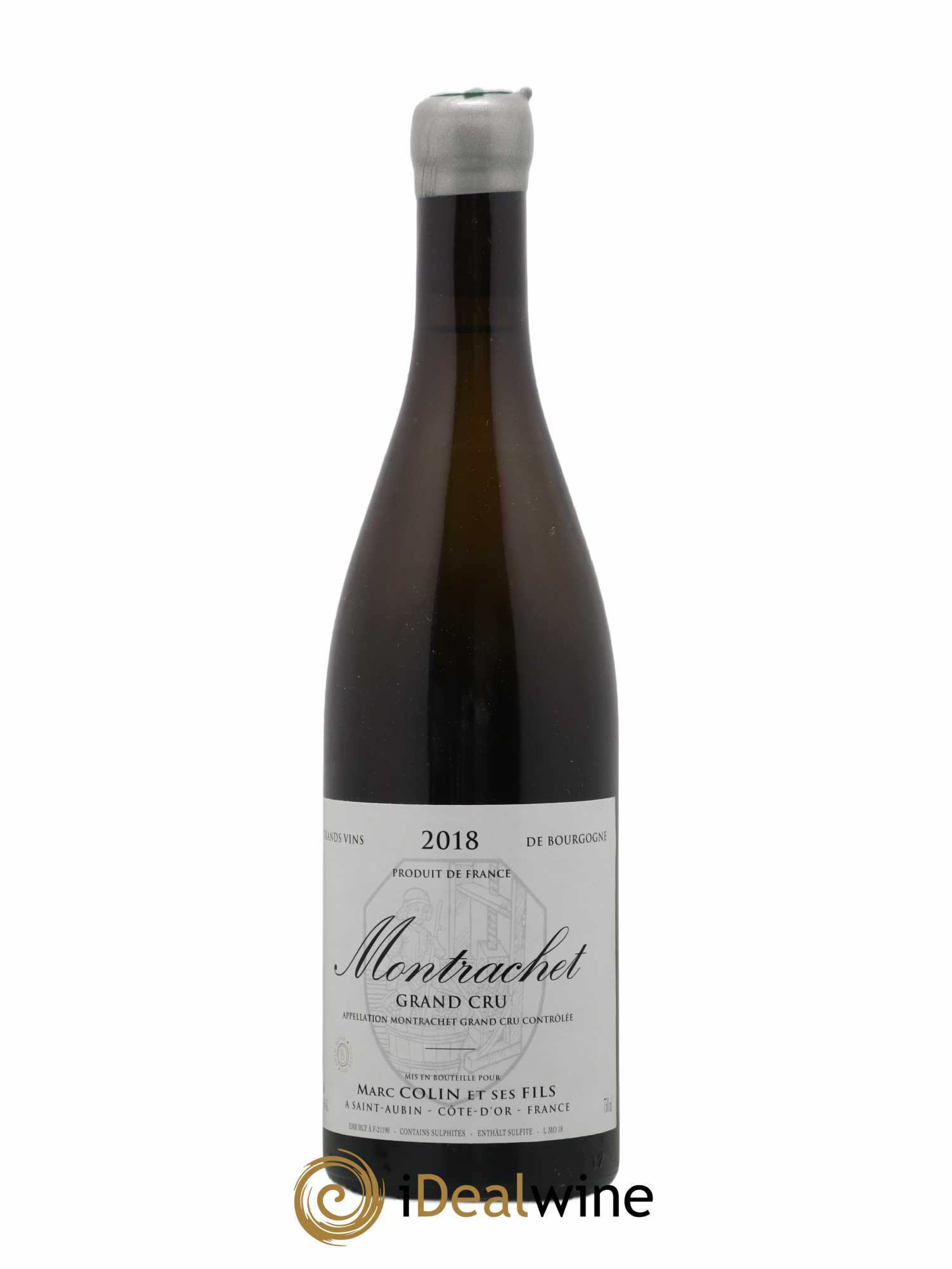 Montrachet Grand Cru Marc Colin & Fils 2018 - Lot de 1 bouteille - 0