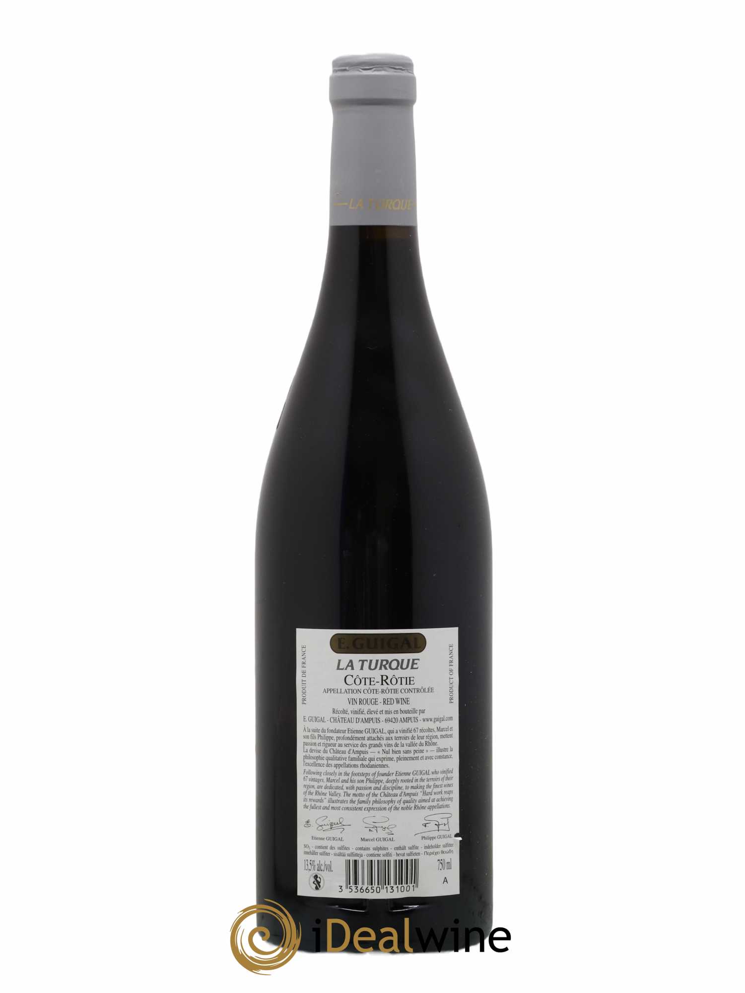 Côte-Rôtie La Turque Guigal 2012 - Lot of 1 bottle - 1