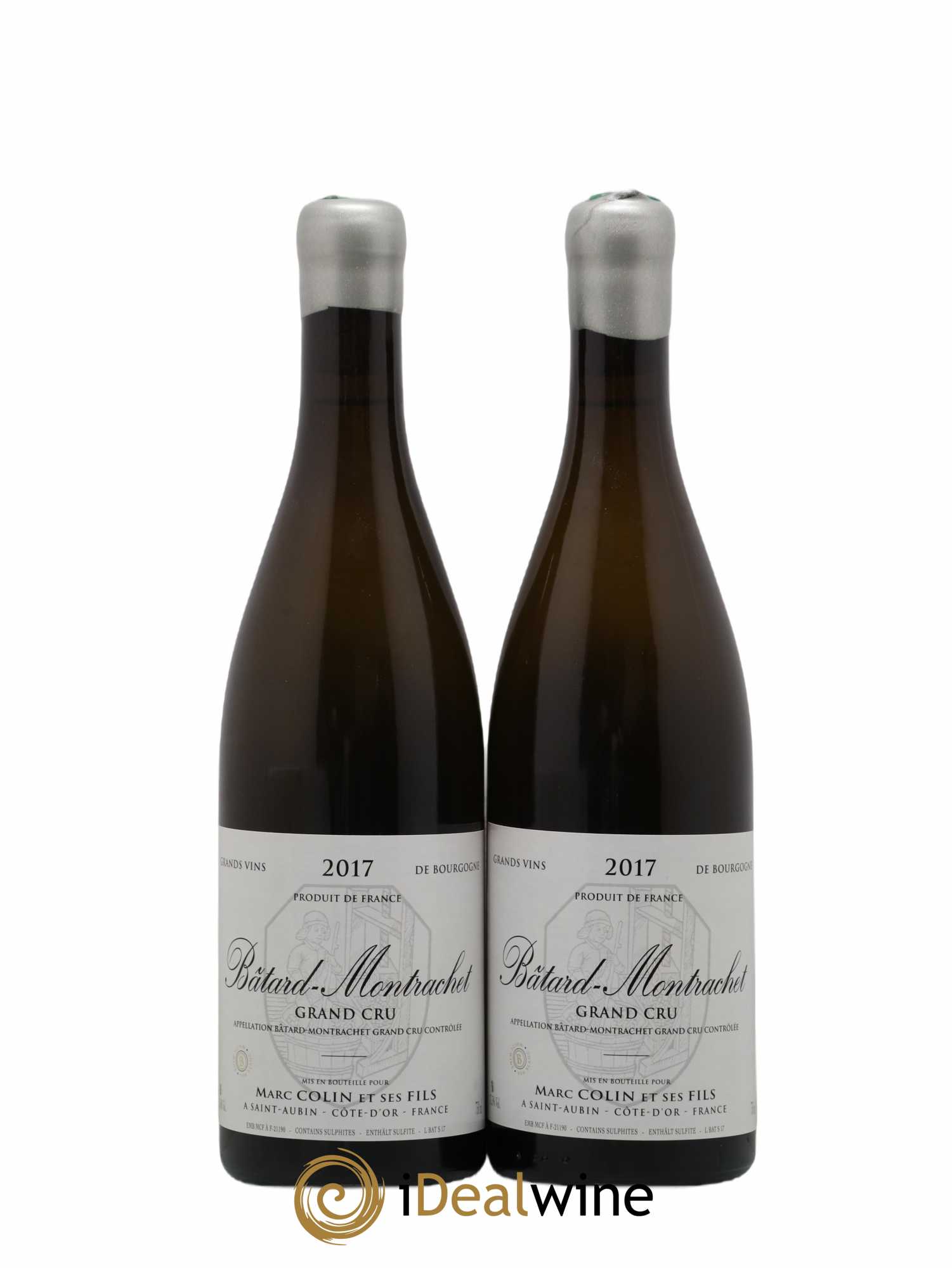 Bâtard-Montrachet Grand Cru Marc Colin & Fils 2017 - Lot de 2 bouteilles - 0