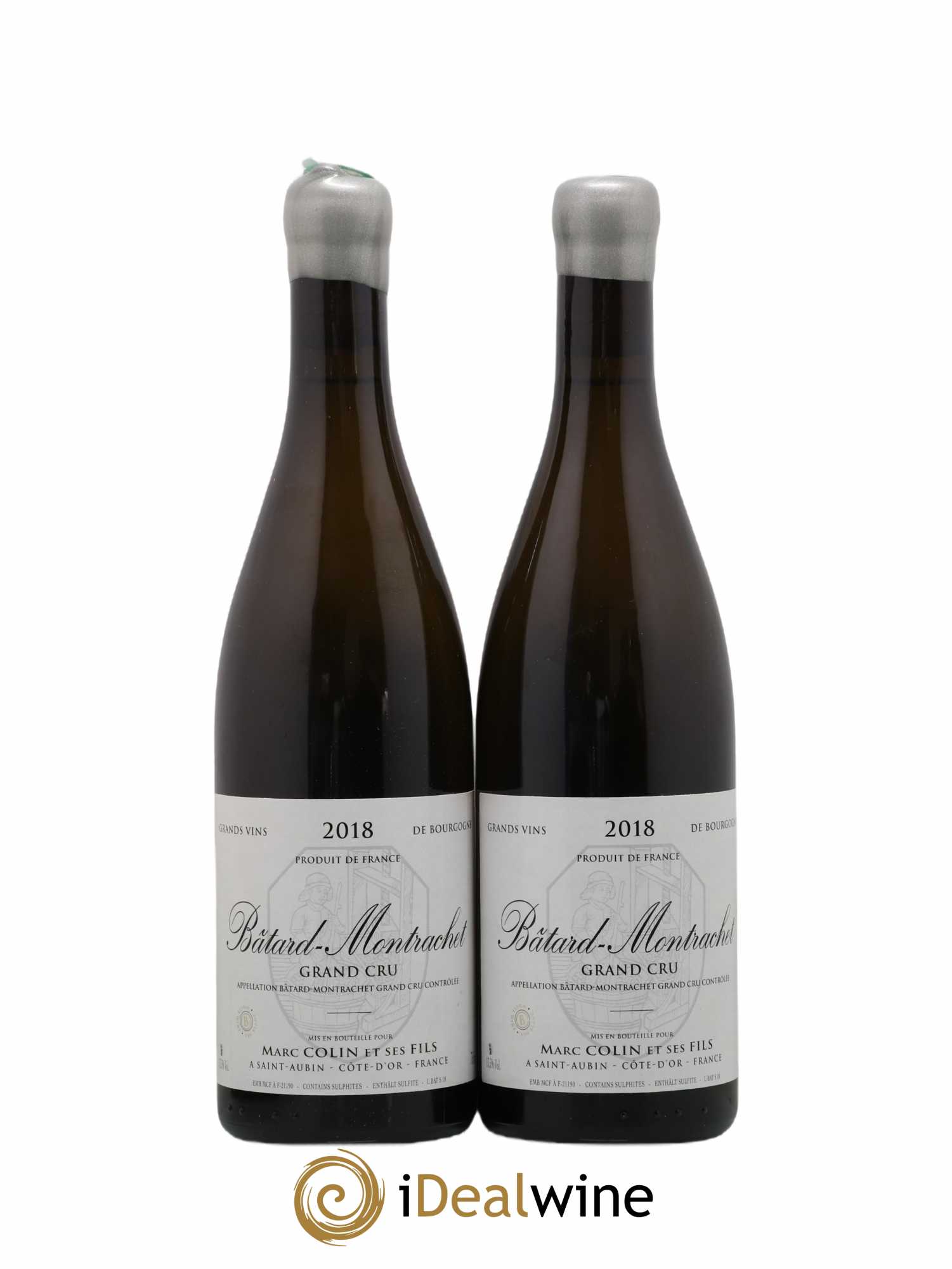Bâtard-Montrachet Grand Cru Marc Colin & Fils 2018 - Lot de 2 bouteilles - 0