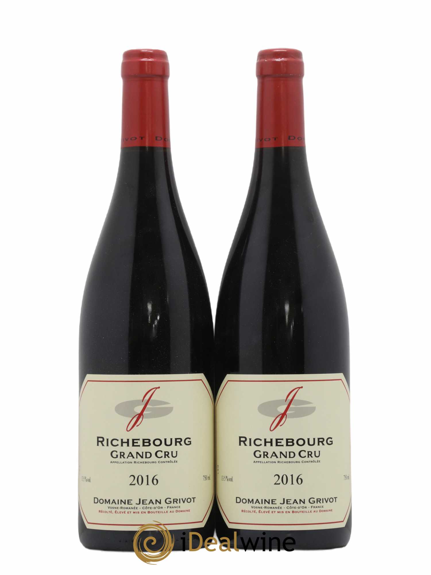 Richebourg Grand Cru Jean Grivot 2016 - Lot de 2 bouteilles - 0
