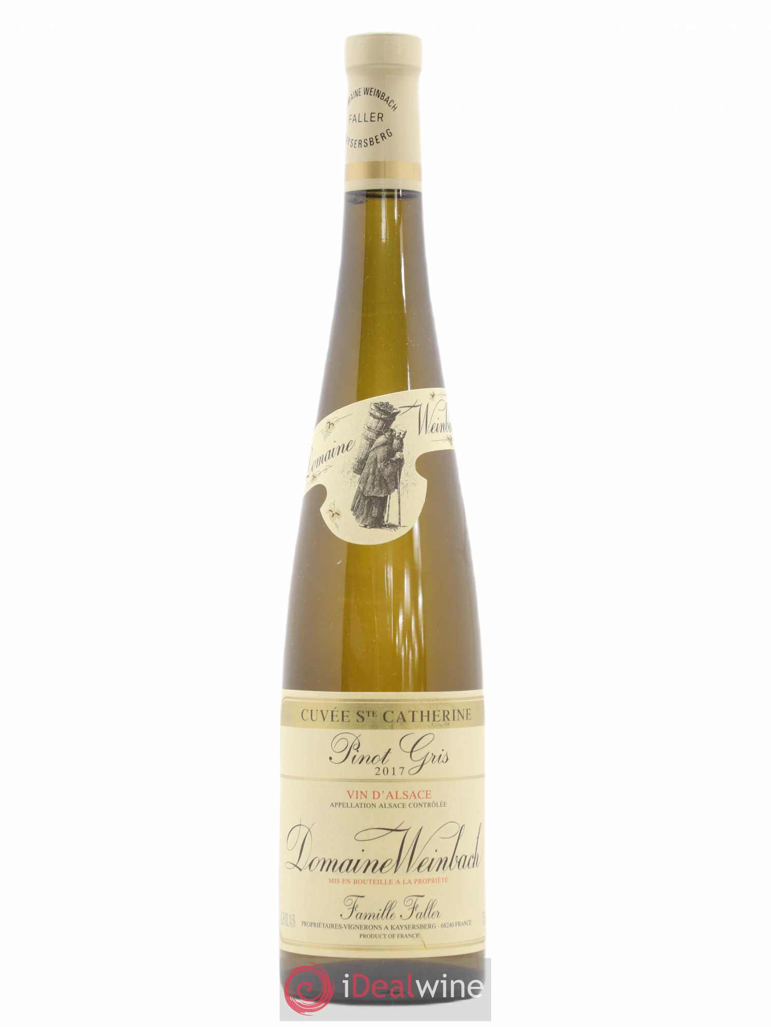 Alsace Pinot Gris Cuvée Sainte Catherine Weinbach (Domaine) 2017 - Lot de 1 bouteille - 0
