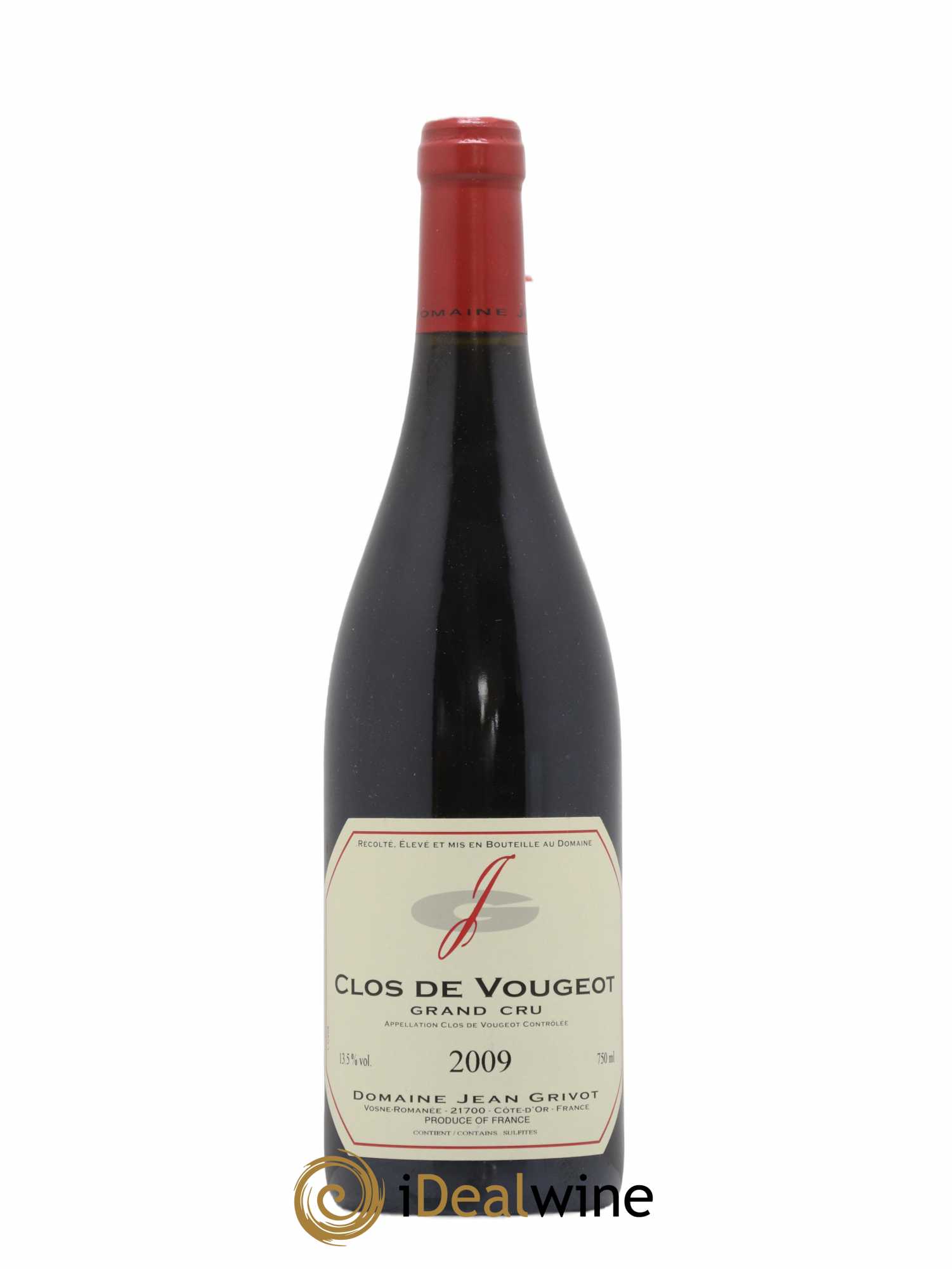 Clos de Vougeot Grand Cru Jean Grivot 2009 - Lot de 1 bouteille - 0