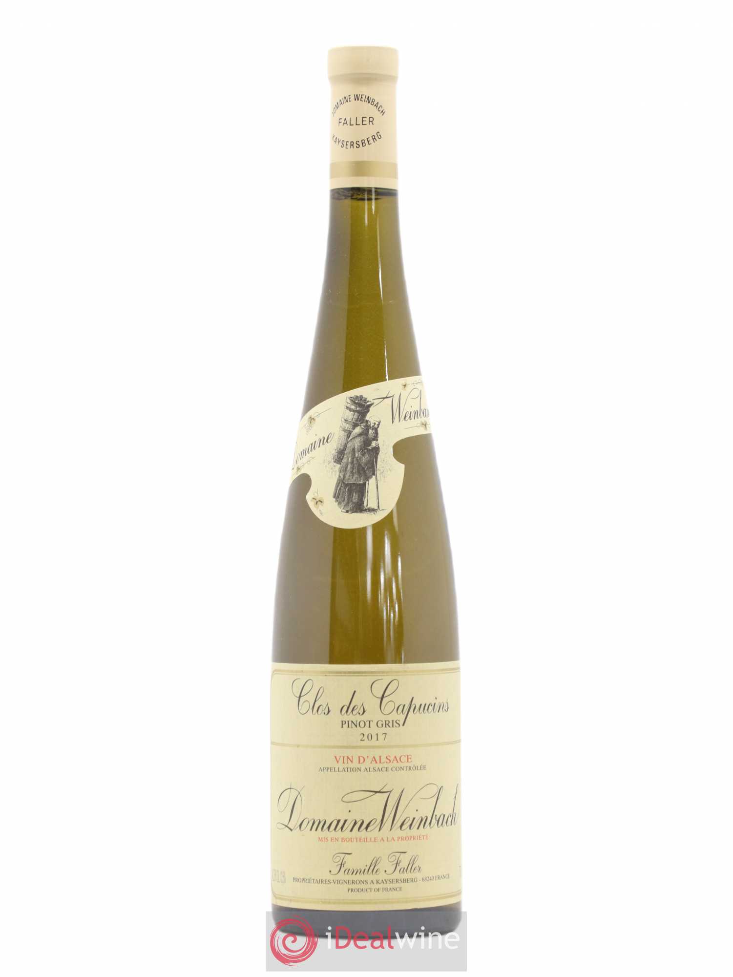 Alsace Pinot Gris Clos des Capucins Weinbach (Domaine) 2017 - Lot de 1 bouteille - 0