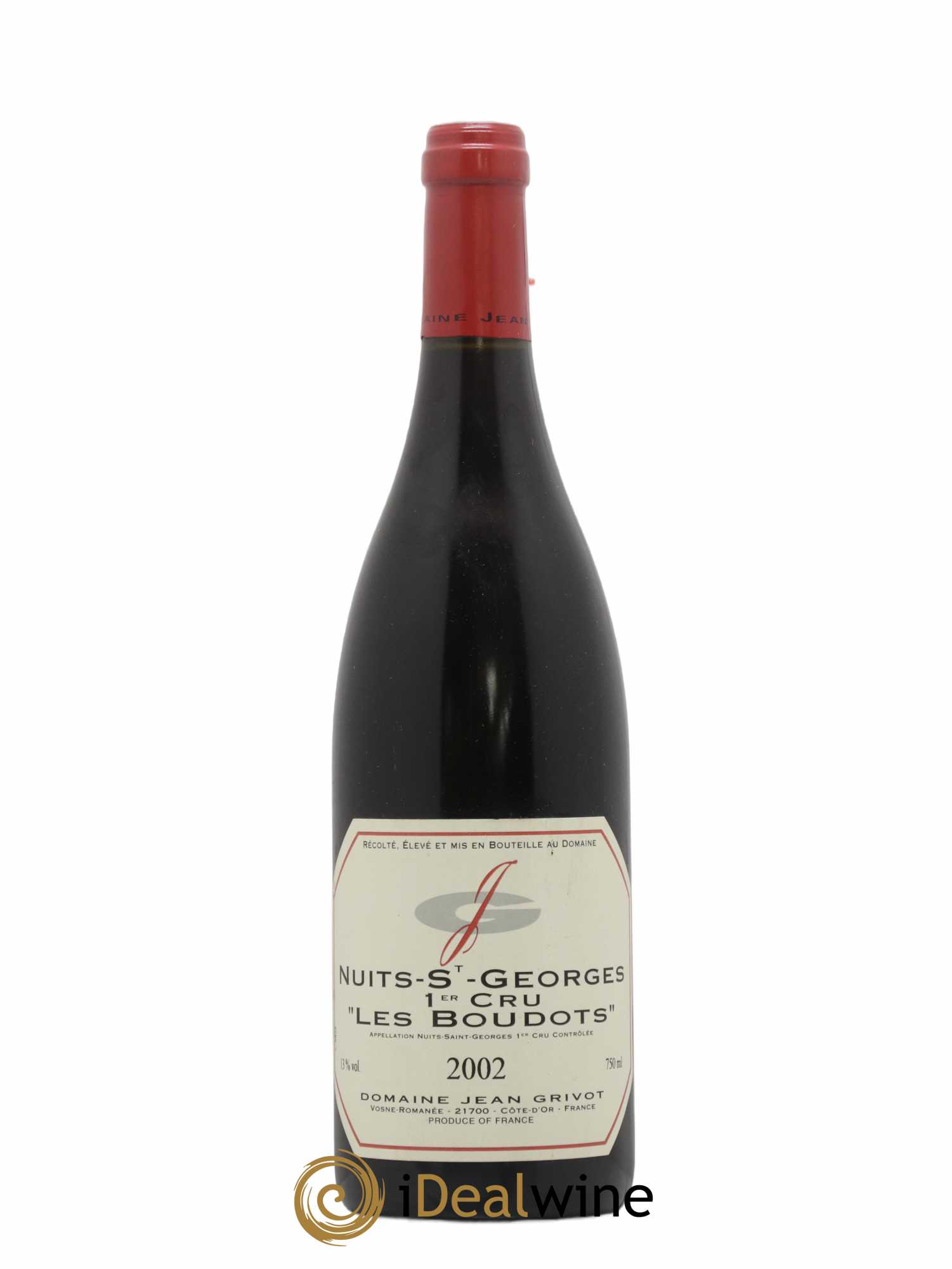 Nuits-Saint-Georges 1er Cru Aux Boudots Jean Grivot 2002 - Lot de 1 bouteille - 0
