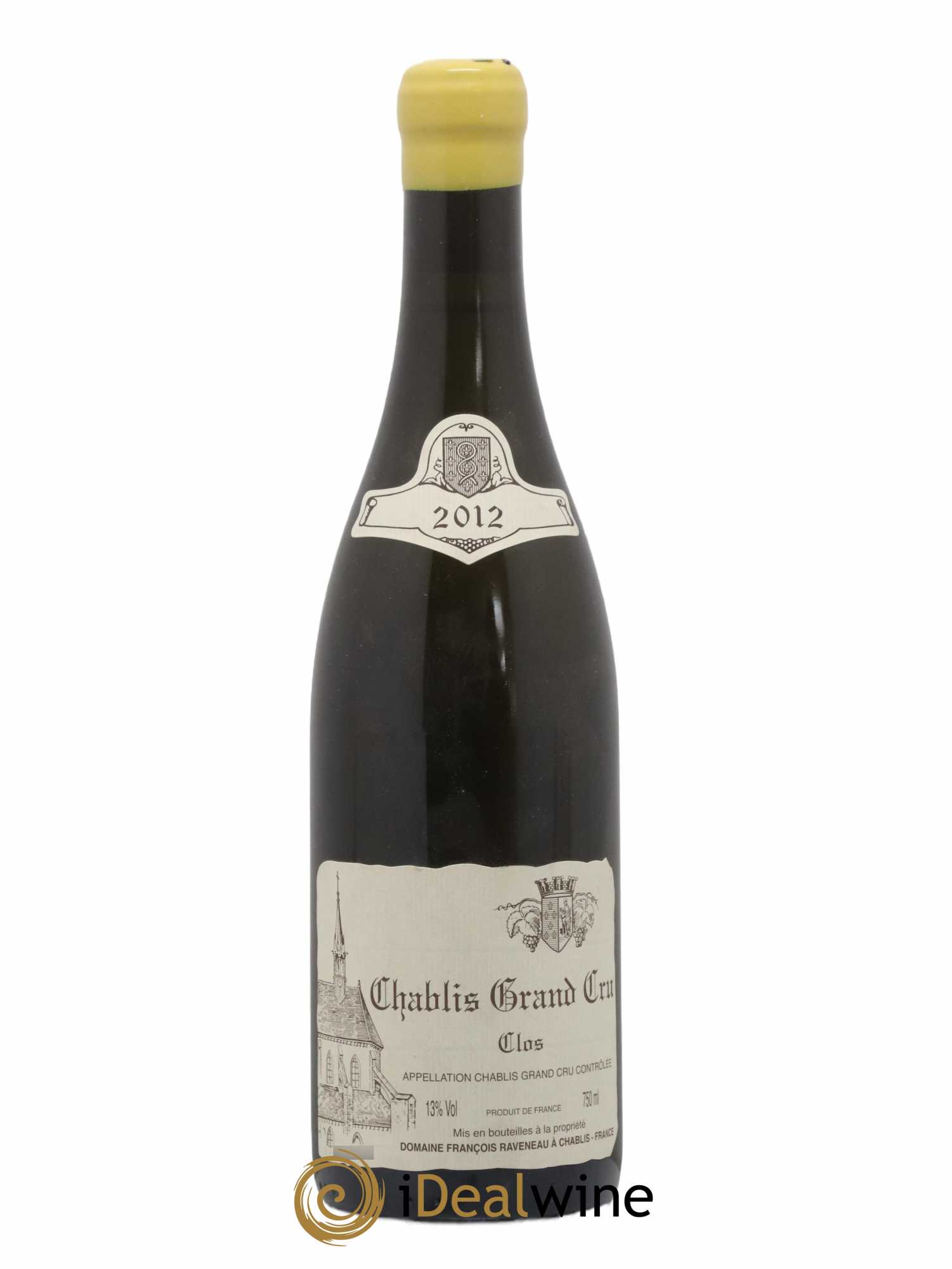 Chablis Grand Cru Clos Raveneau (Domaine) 2012 - Lot de 1 bouteille - 0