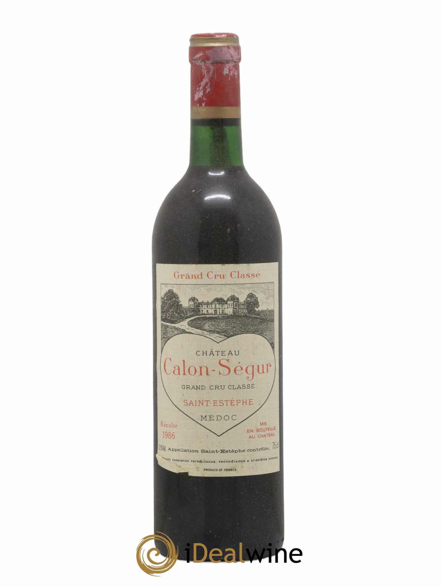 Château Calon Ségur 3ème Grand Cru Classé 1986 - Lot de 1 bouteille - 0