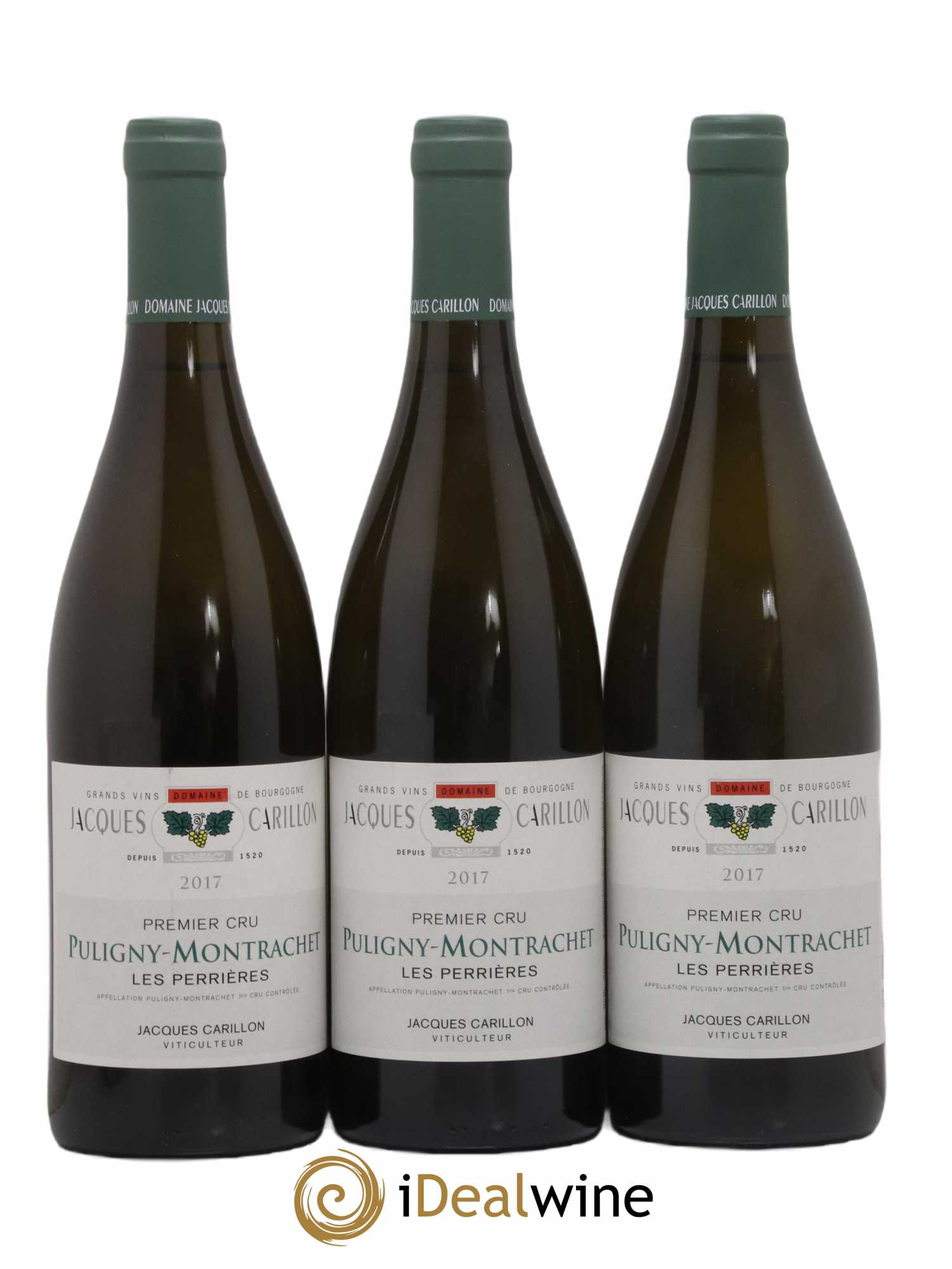 Puligny-Montrachet 1er Cru Les Perrières Jacques Carillon (Domaine) 2017 - Lot de 3 bouteilles - 0