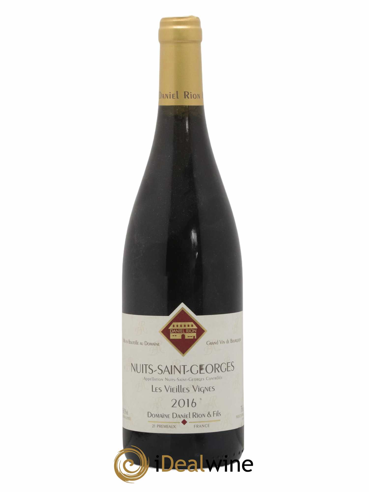 Nuits-Saint-Georges Les Vieilles Vignes Daniel Rion 2016 - Lot de 1 bouteille - 0