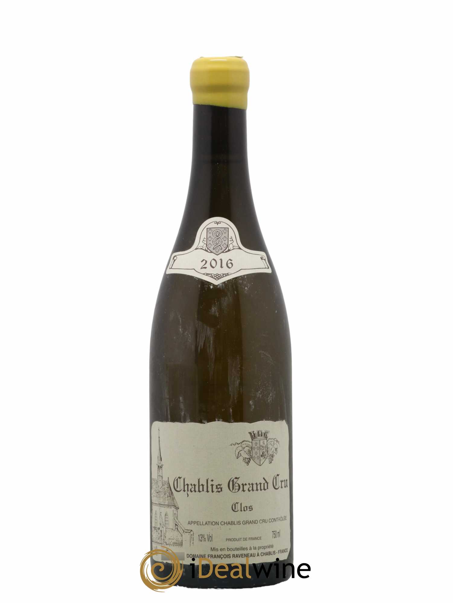 Chablis Grand Cru Clos Raveneau (Domaine) 2016 - Lot de 1 bouteille - 0