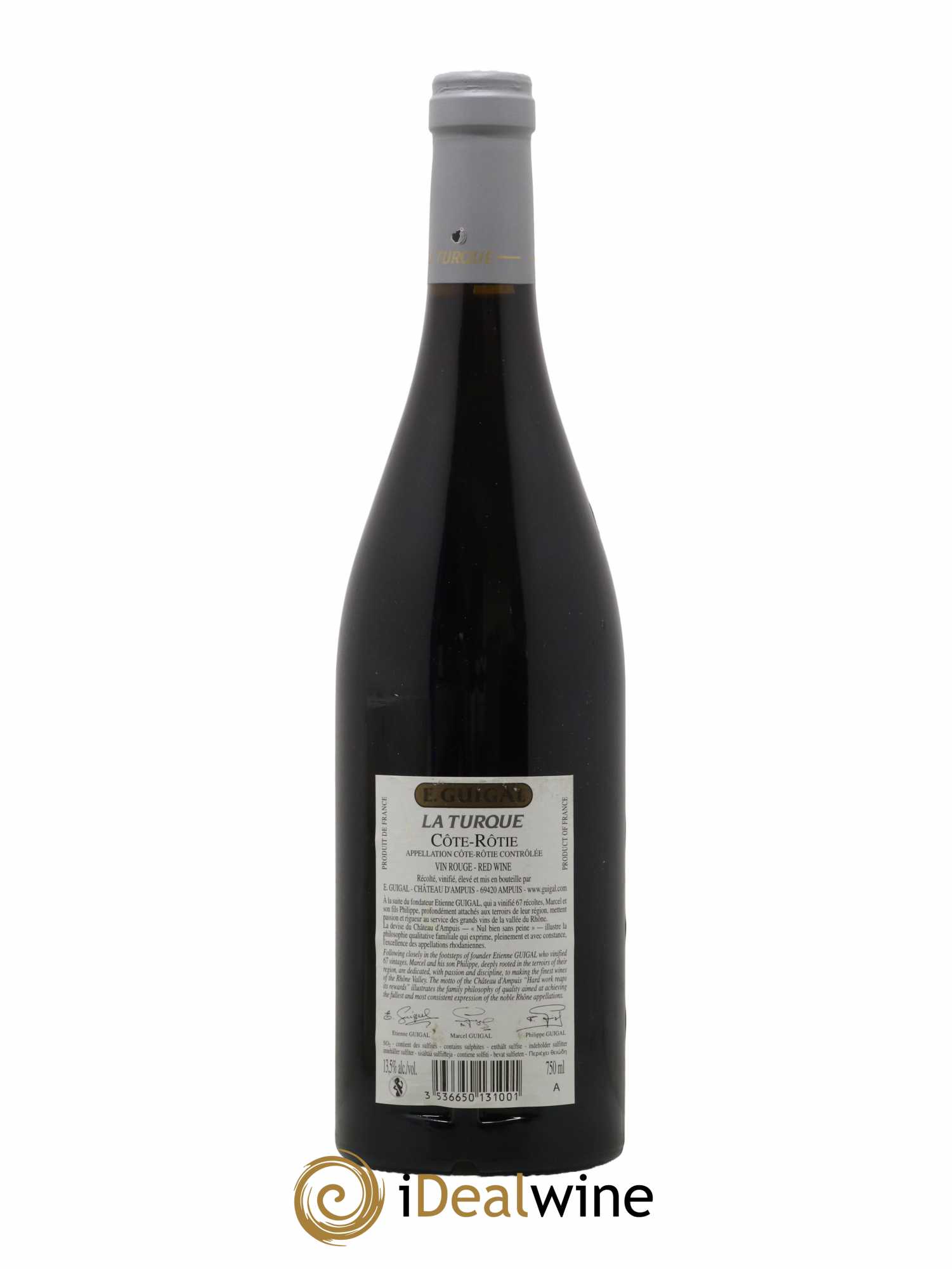 Côte-Rôtie La Turque Guigal 2012 - Lot of 1 bottle - 1