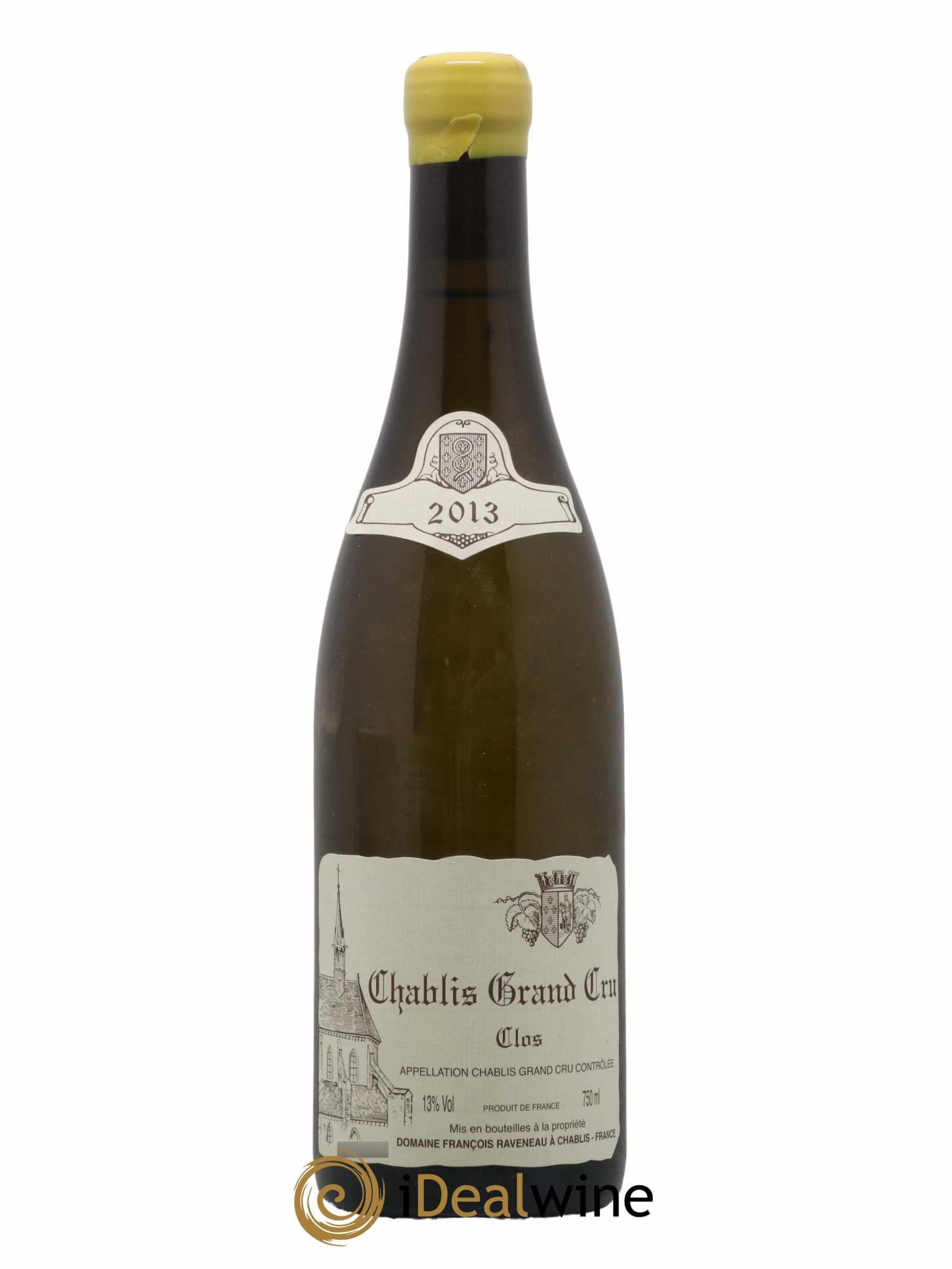 Chablis Grand Cru Clos Raveneau (Domaine) 2013 - Lot de 1 bouteille - 0