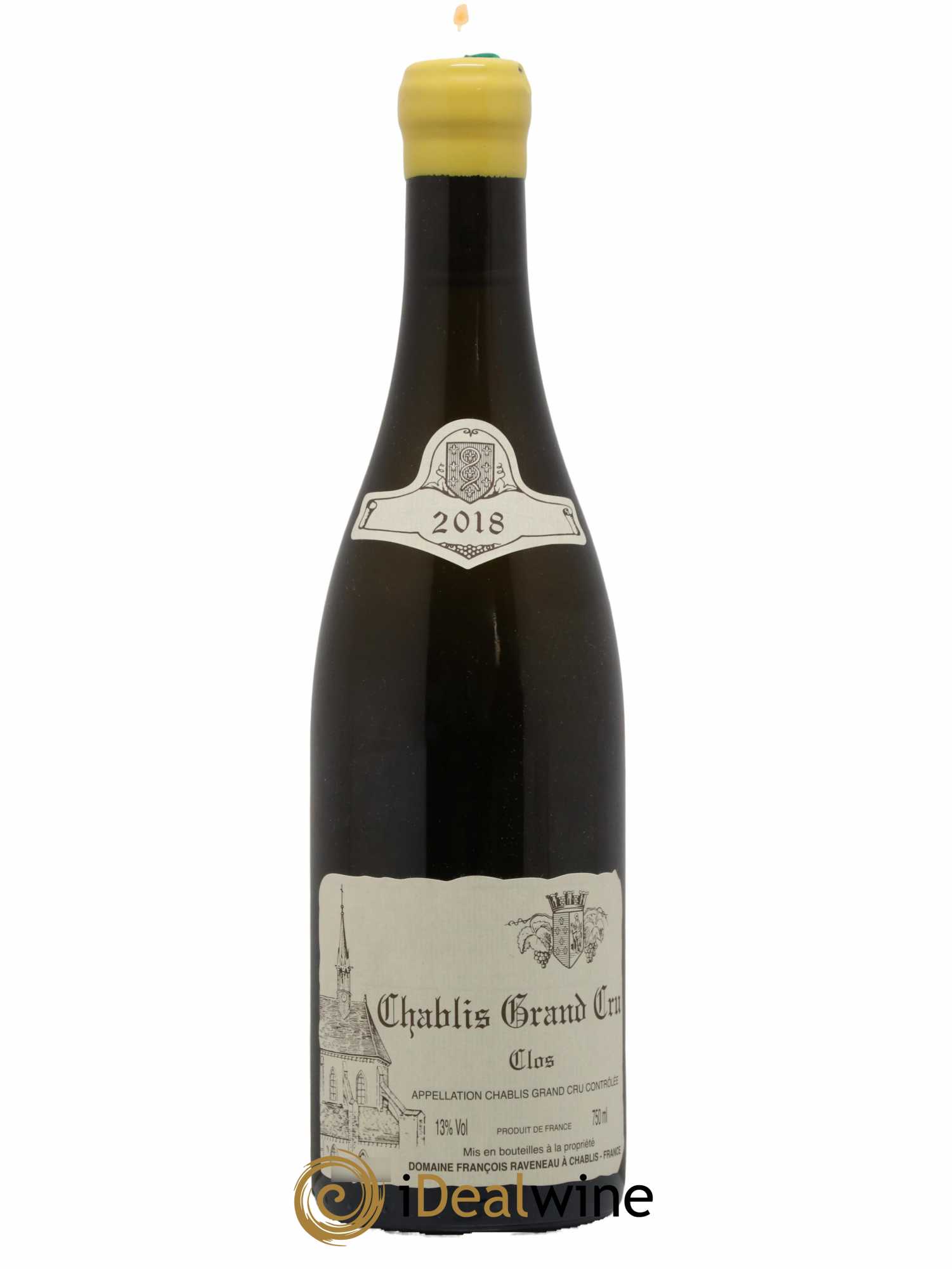 Chablis Grand Cru Clos Raveneau (Domaine) 2018 - Lot de 1 bouteille - 0