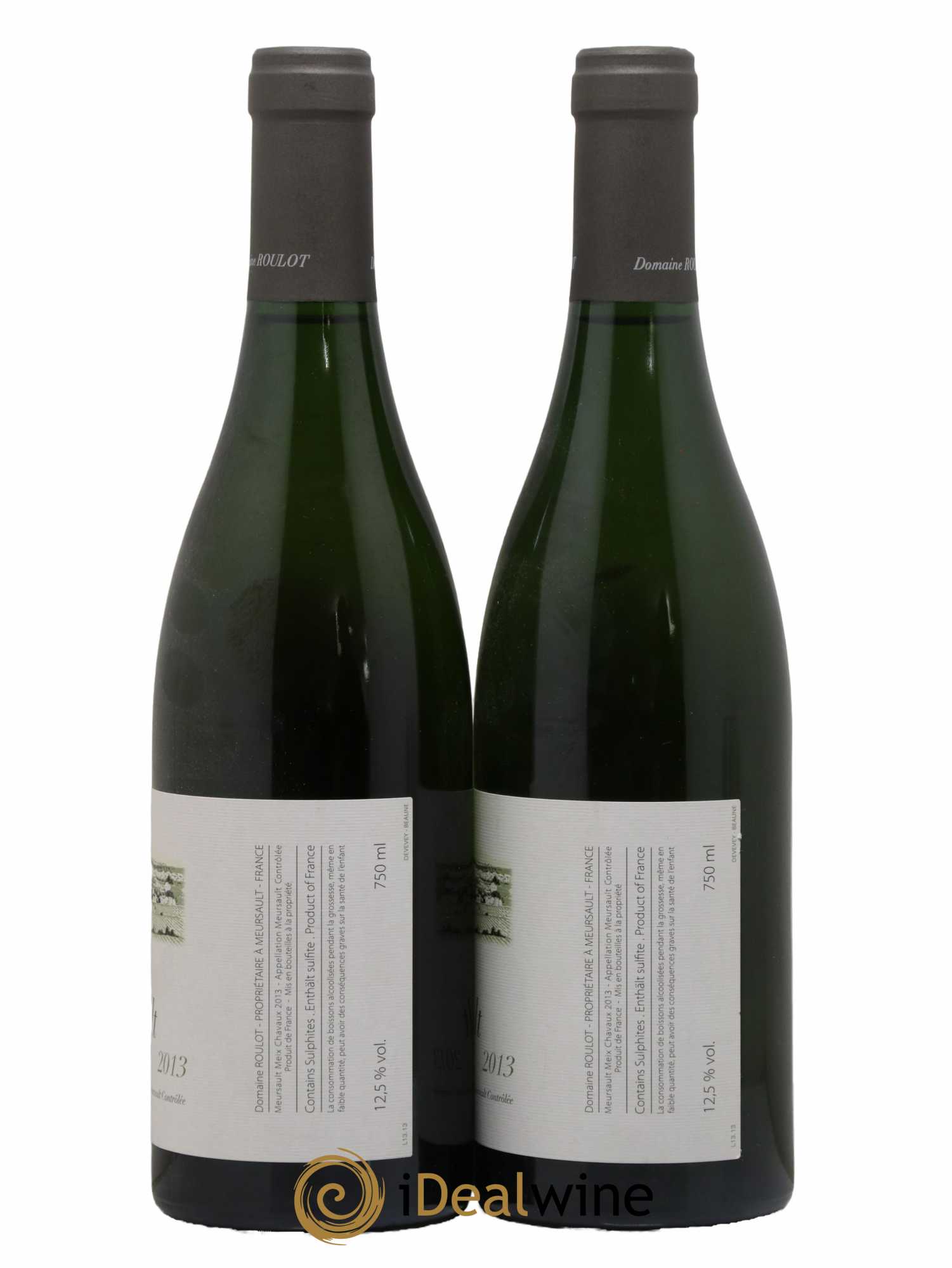 Meursault Meix Chavaux Roulot (Domaine) 2013 - Lot de 2 bouteilles - 1