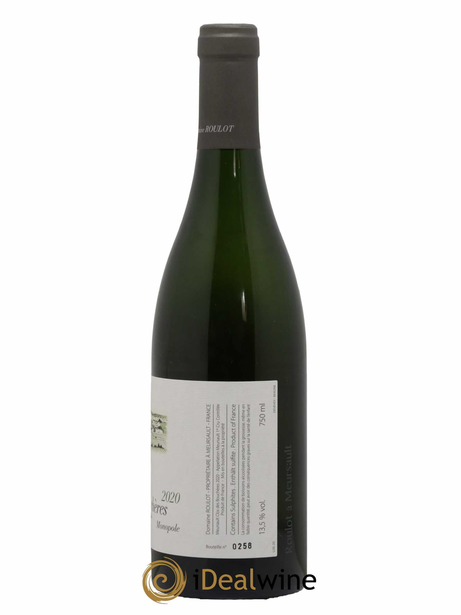 Meursault 1er Cru Clos des Bouchères  Roulot (Domaine) 2020 - Lot de 1 bouteille - 1