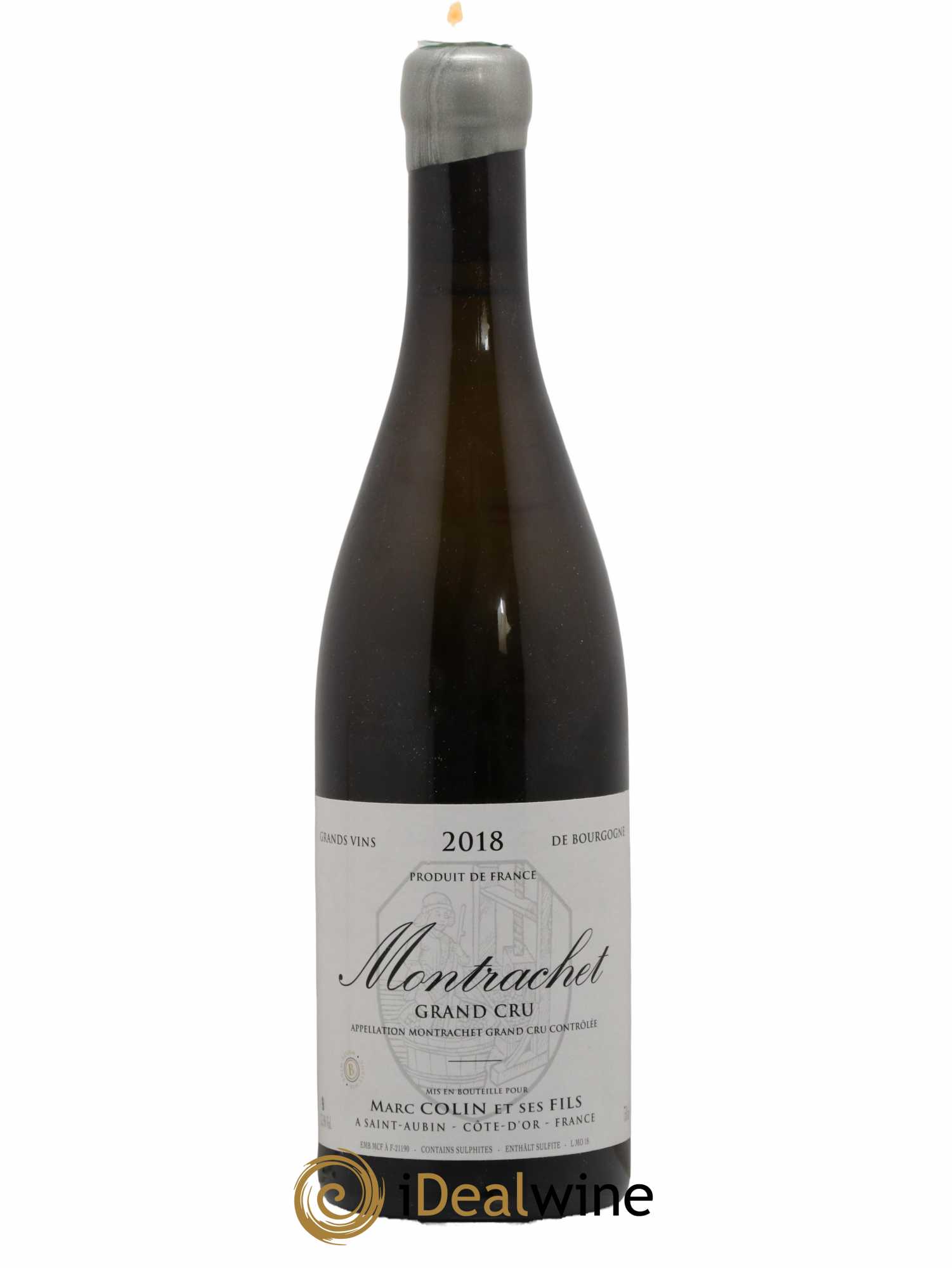 Montrachet Grand Cru Marc Colin & Fils 2018 - Lot de 1 bouteille - 0
