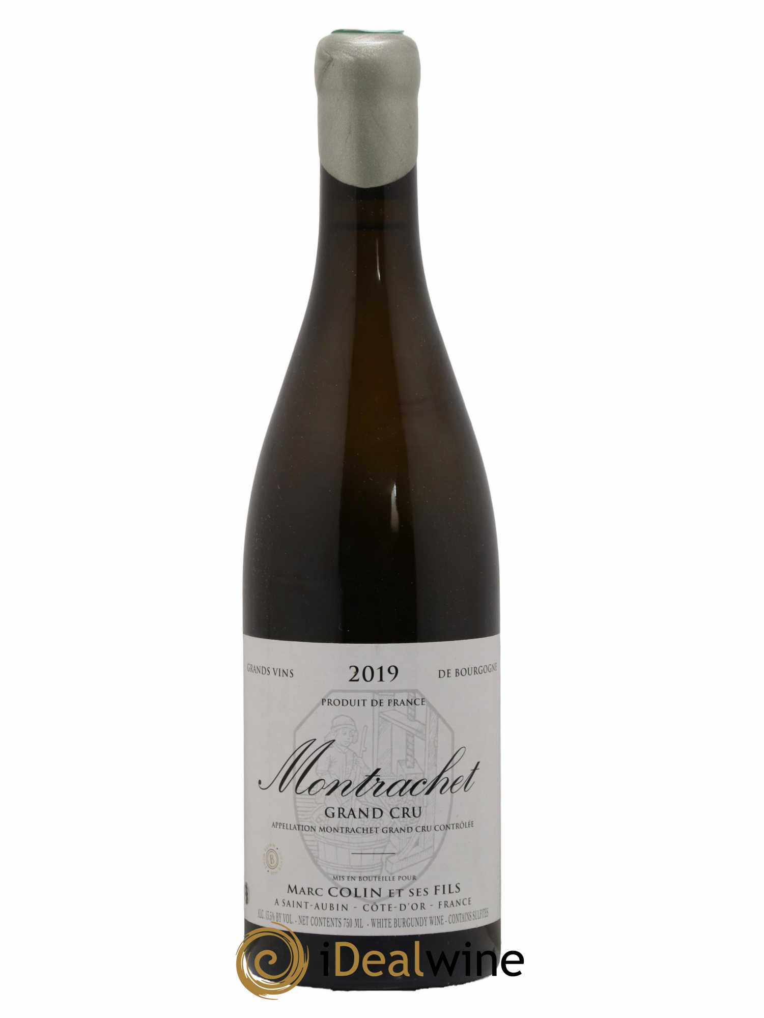 Montrachet Grand Cru Marc Colin & Fils 2019 - Lot de 1 bouteille - 0