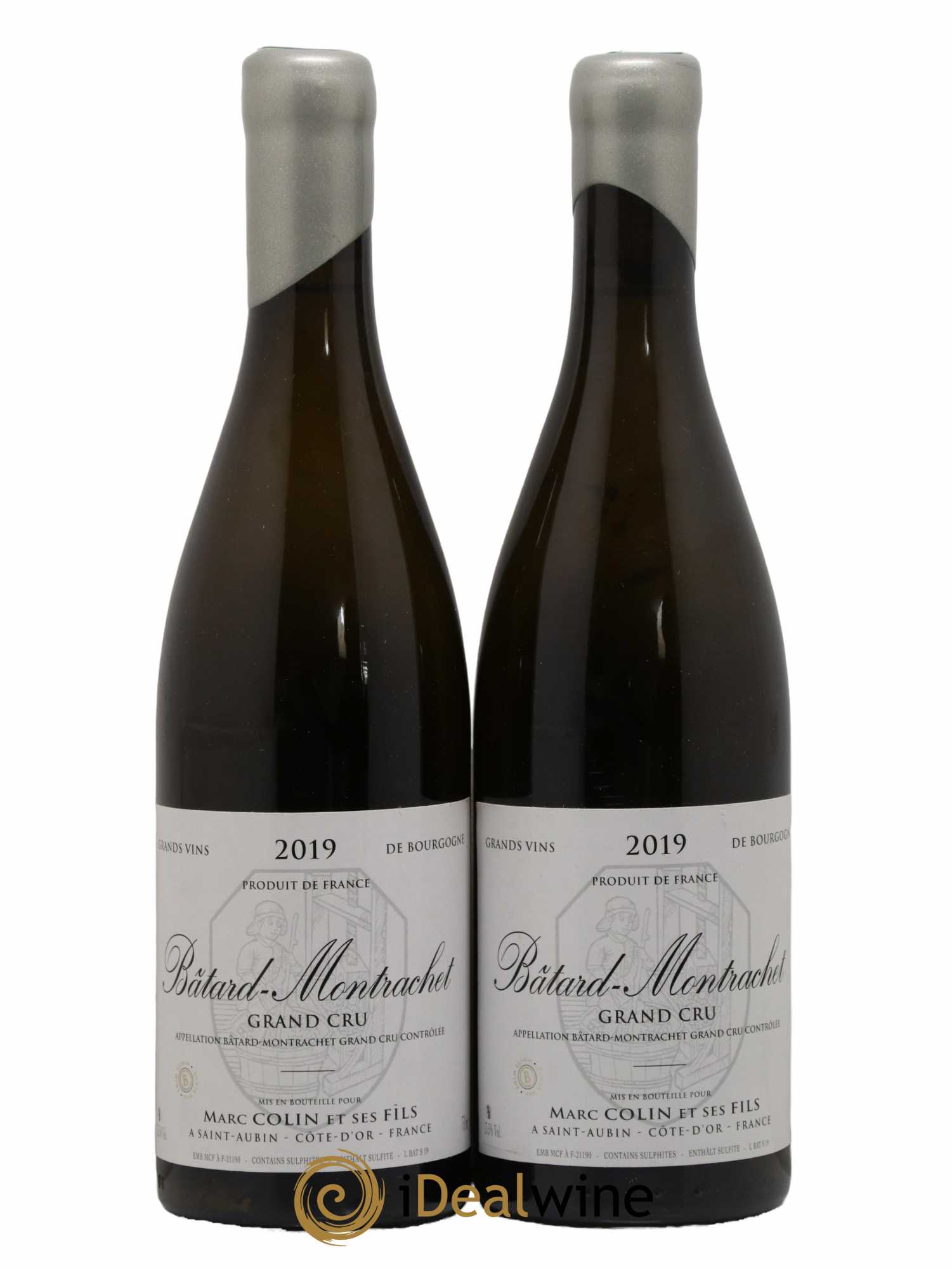 Bâtard-Montrachet Grand Cru Marc Colin & Fils 2019 - Lot de 2 bouteilles - 0