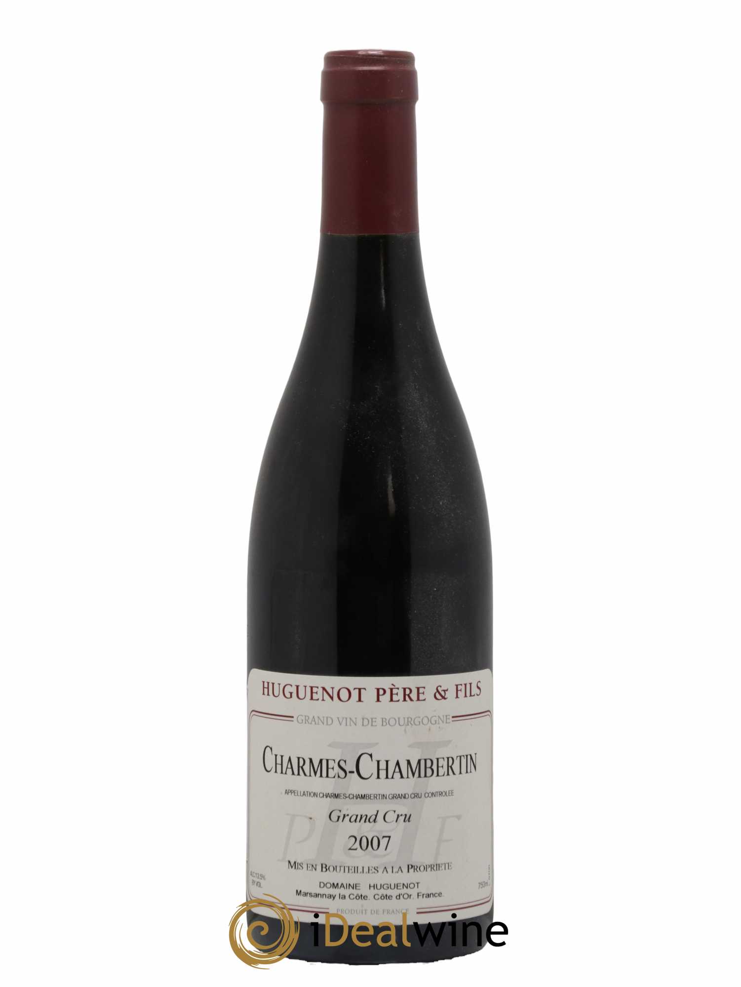 Charmes-Chambertin Grand Cru Huguenot 2007 - Lot de 1 bouteille - 0