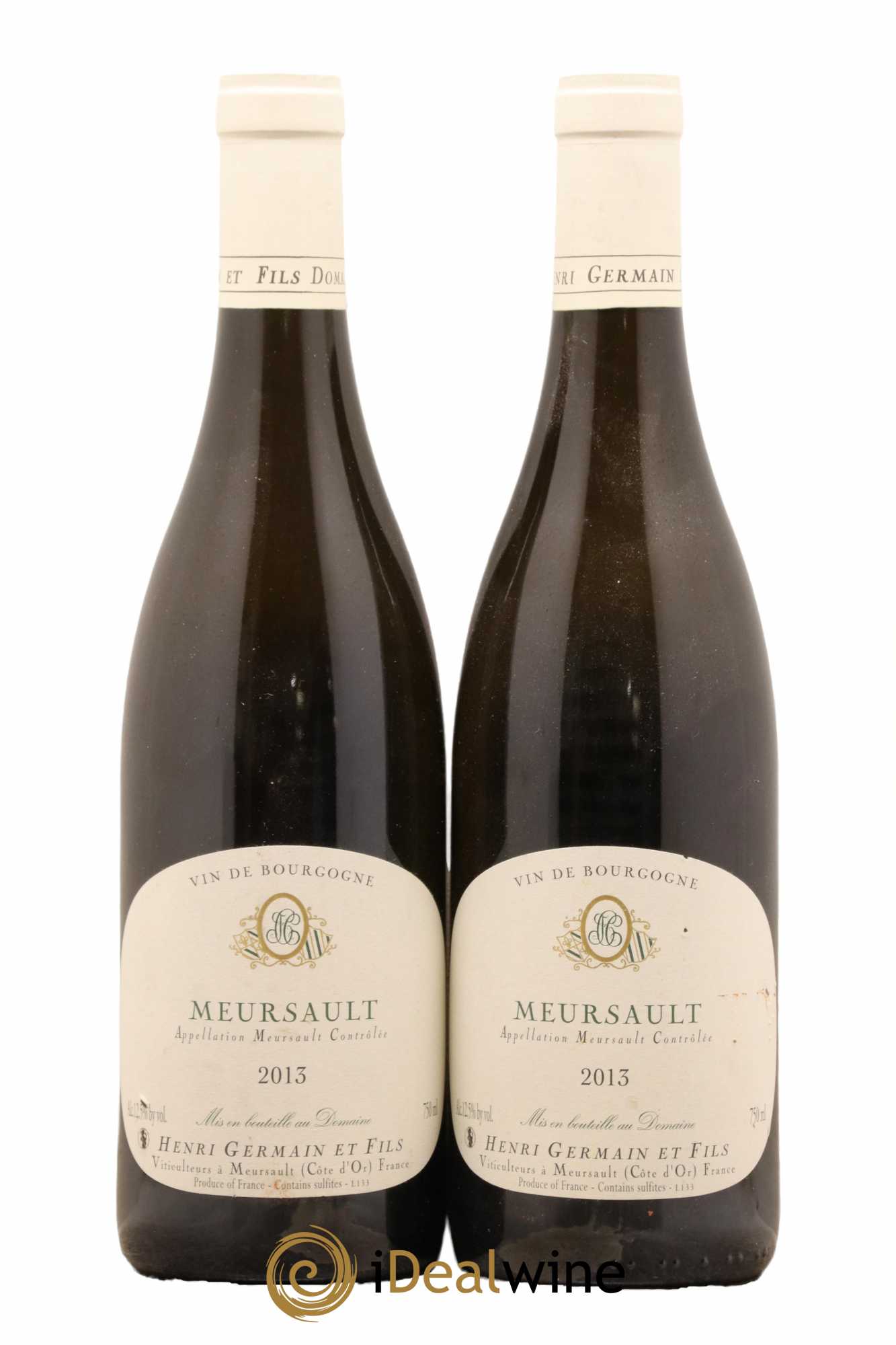 Meursault Henri Germain 2013 - Lot de 2 bouteilles - 0
